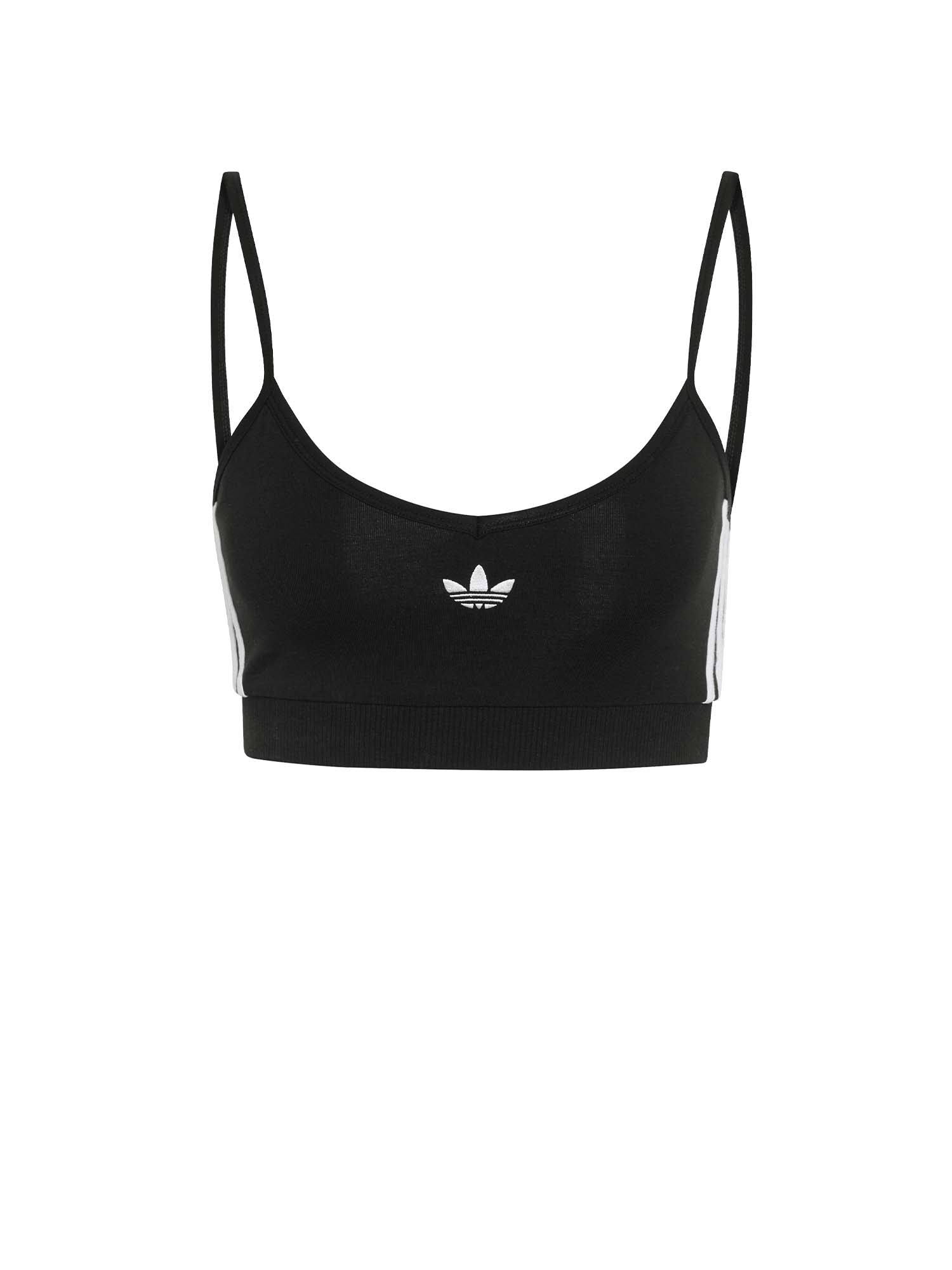 Adidas Bralette 3 Stripes Nero