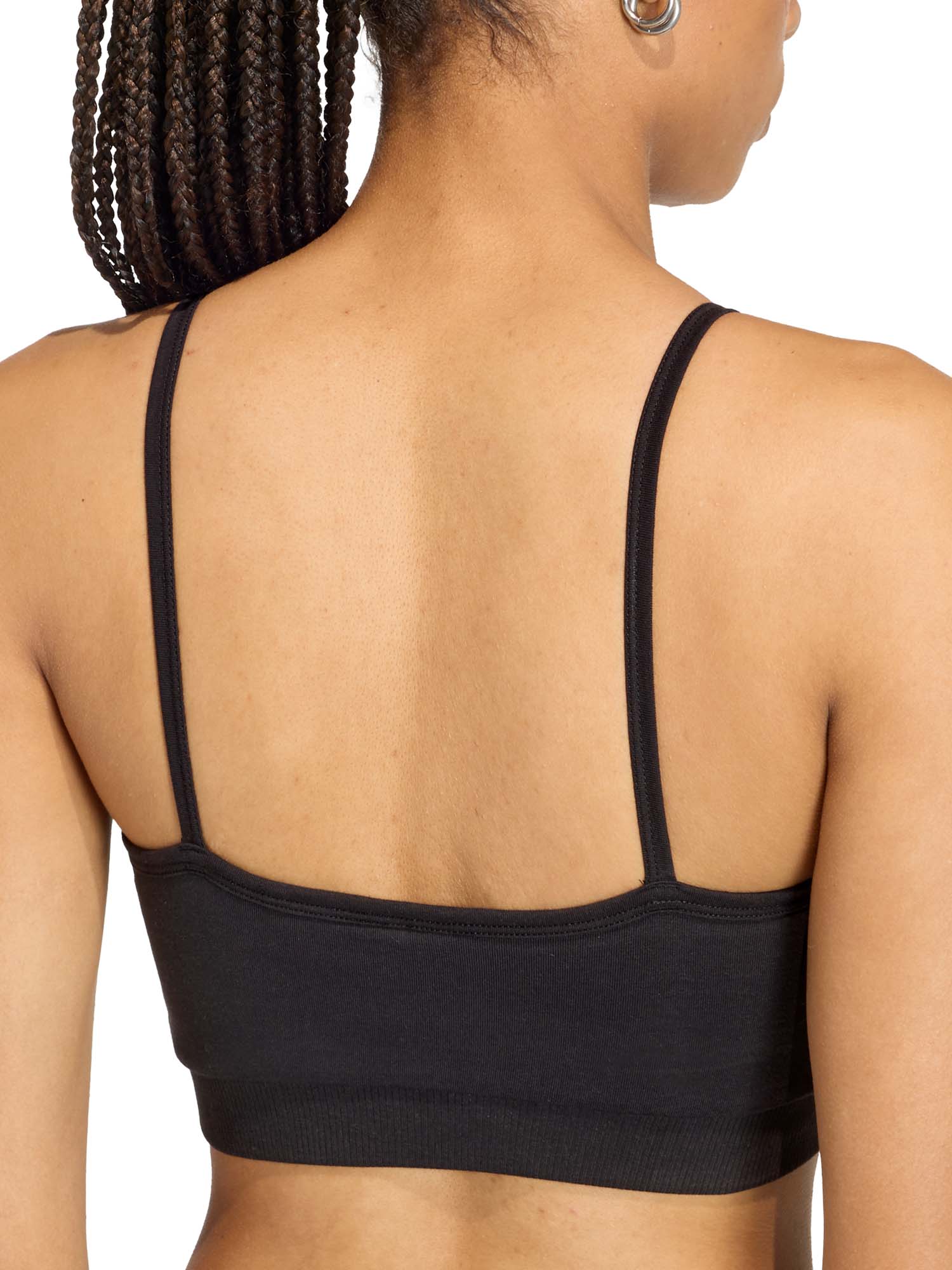 Adidas Bralette 3 Stripes Nero