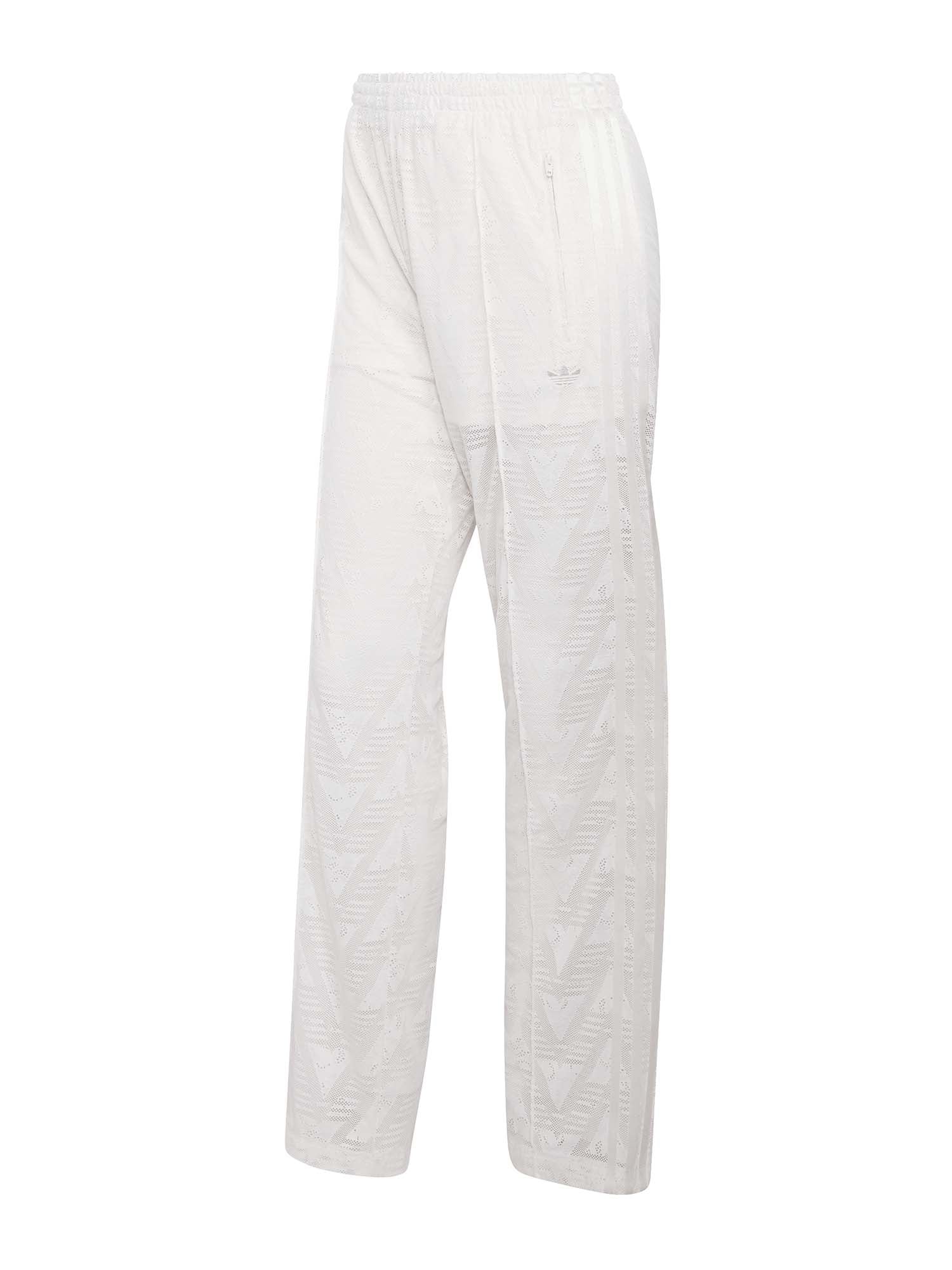 Adidas Pantaloni della tuta con pizzo Firebird Classic Bianco