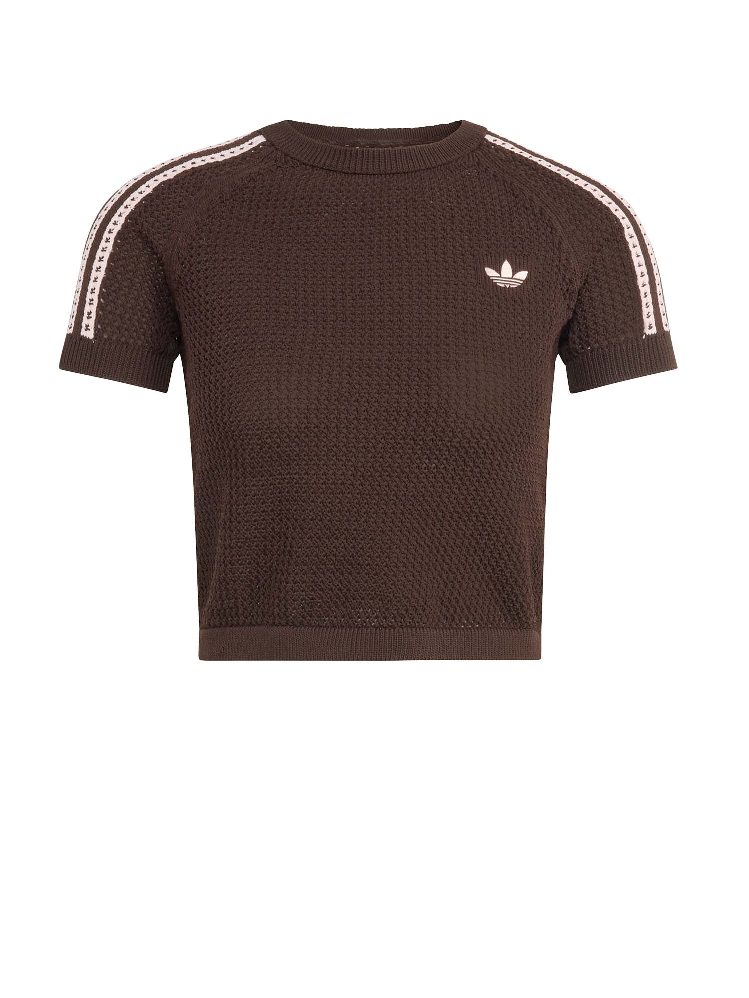 Adidas T-Shirt Knitted Crochet Cali Marrone