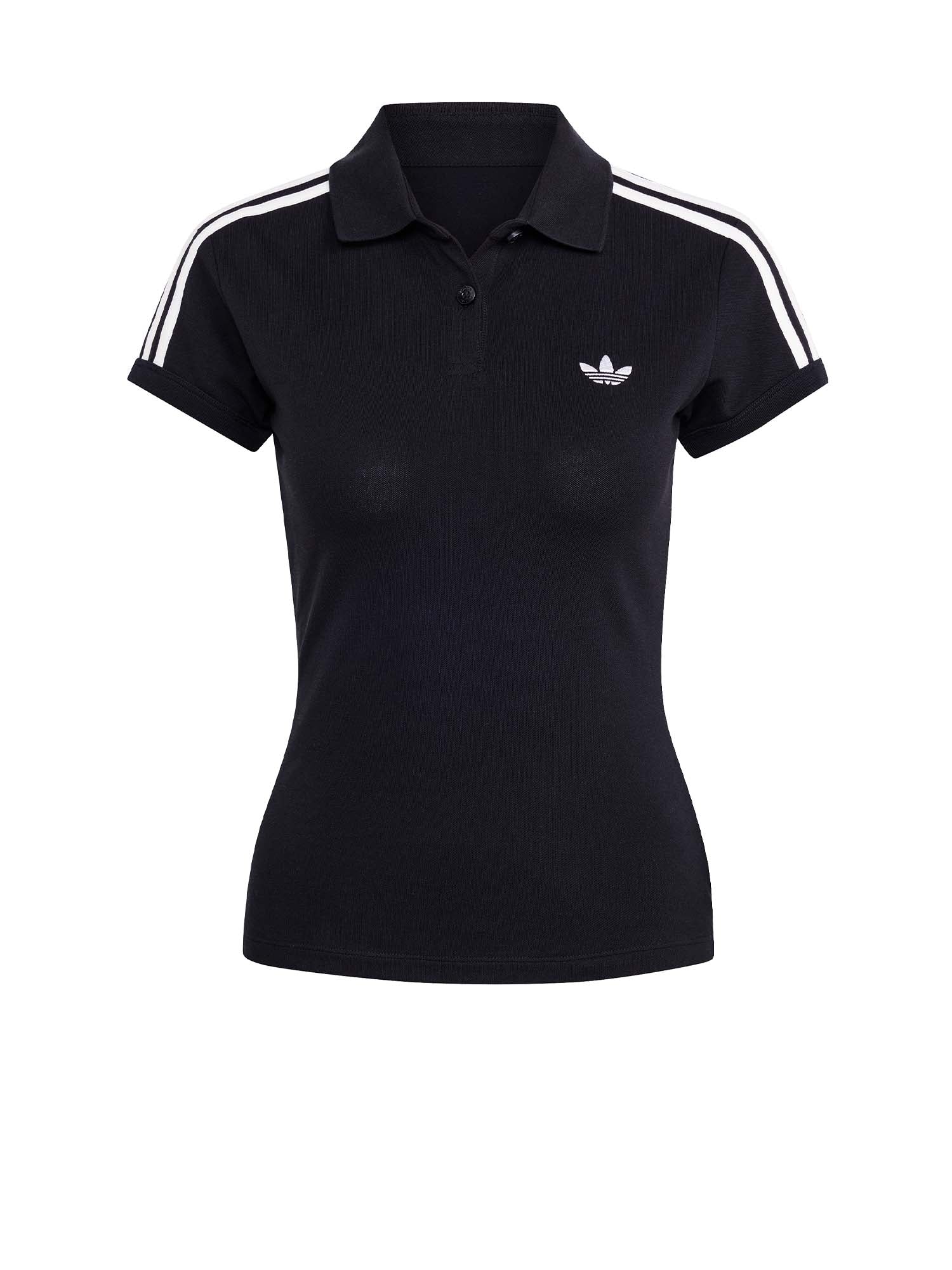Adidas Polo 3 Stripes Nero