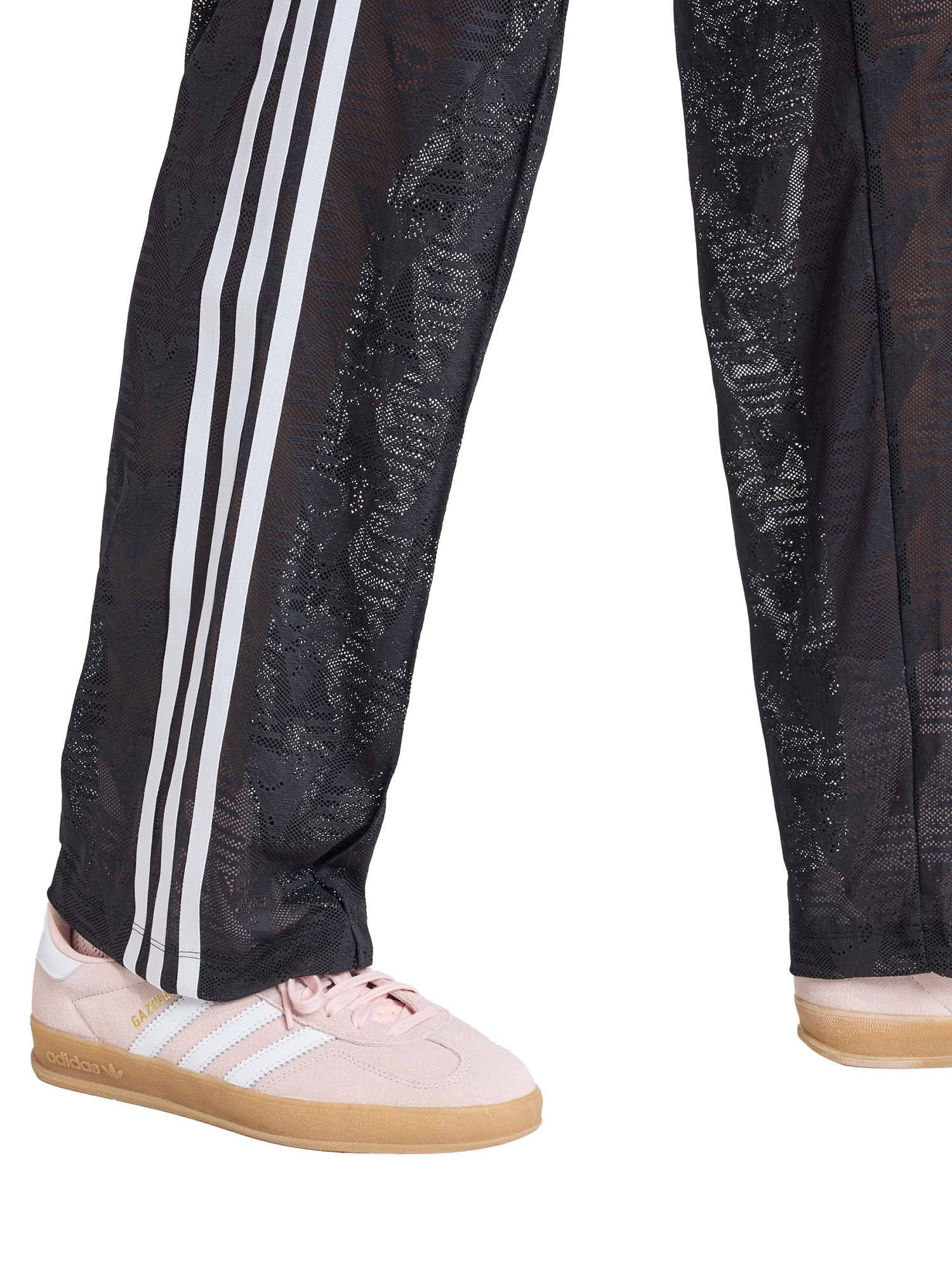 Adidas Pantaloni della tuta con pizzo Firebird Classic Nero