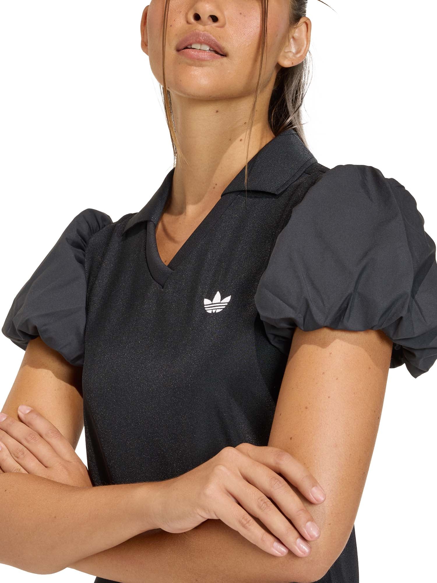 Adidas Abito Con Maniche A Palloncino Nero