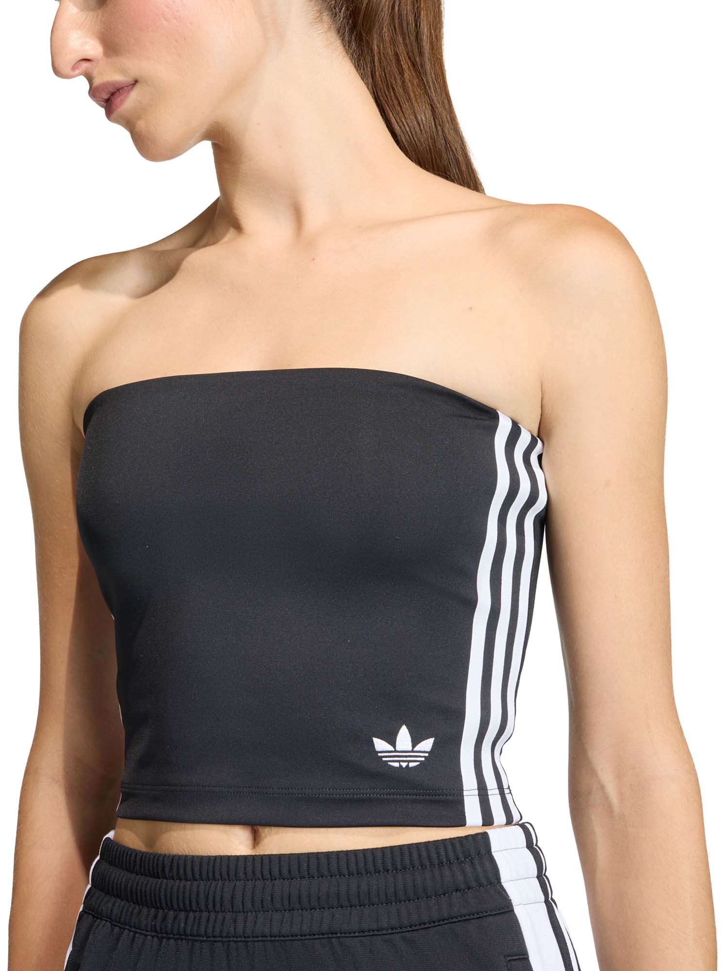 Adidas Top A Tubo A 3 Strisce Nero
