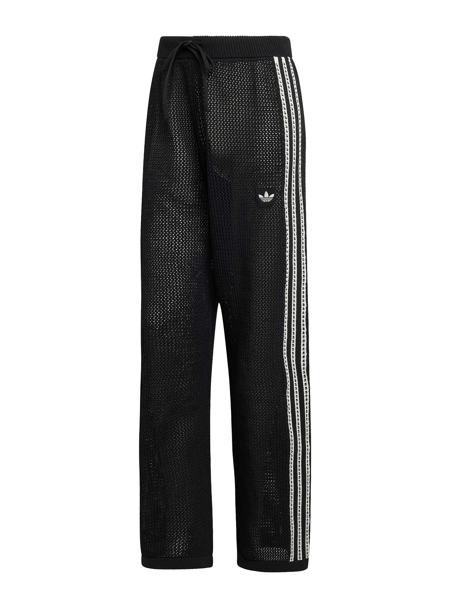 Adidas Track Pant Knitted Crochet Firebird Nero
