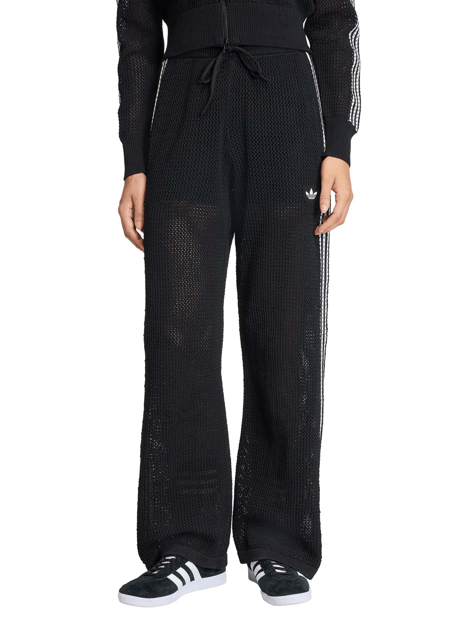 Adidas Track Pant Knitted Crochet Firebird Nero