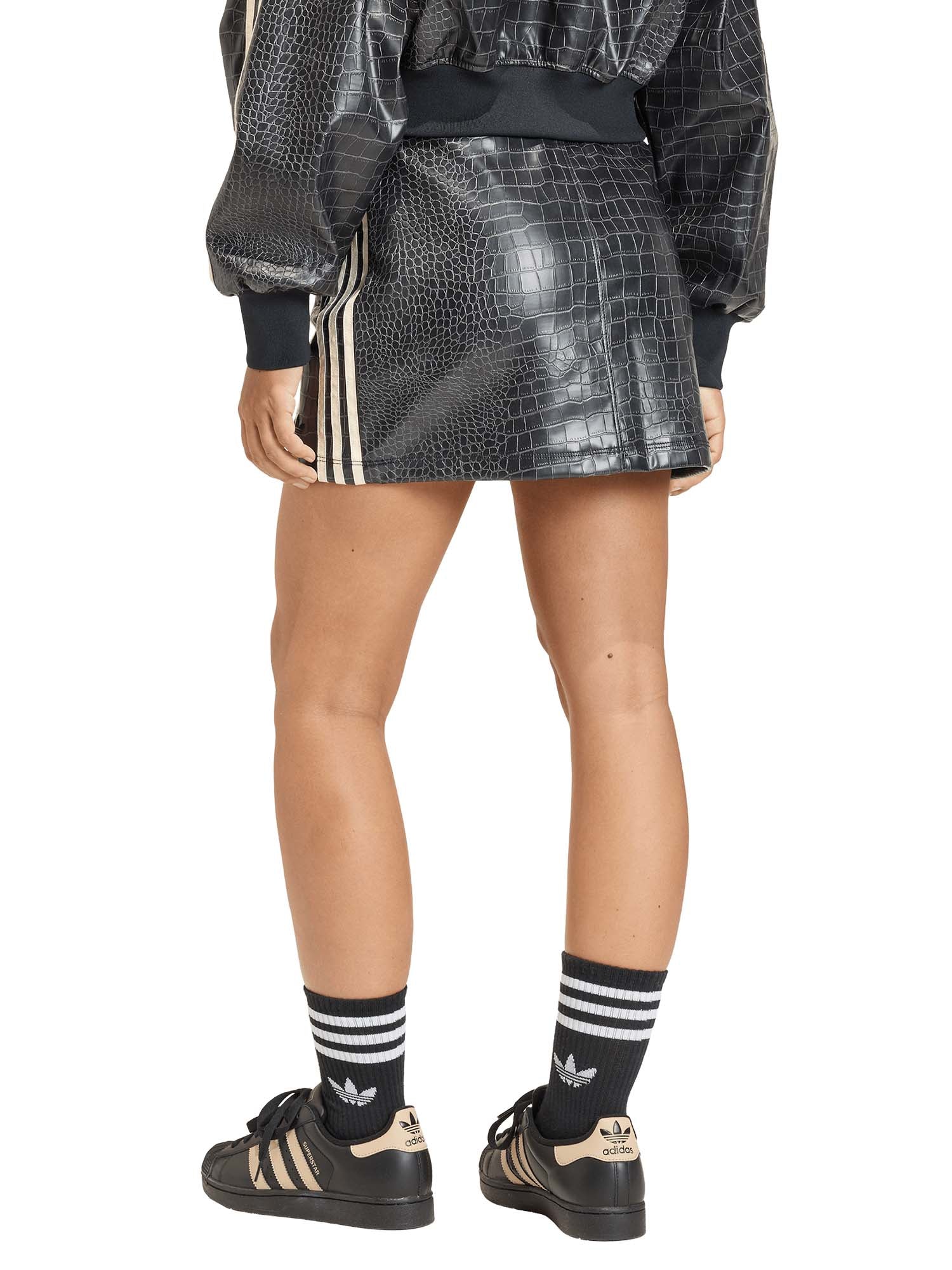 Adidas Gonna Mini Pleather Nero