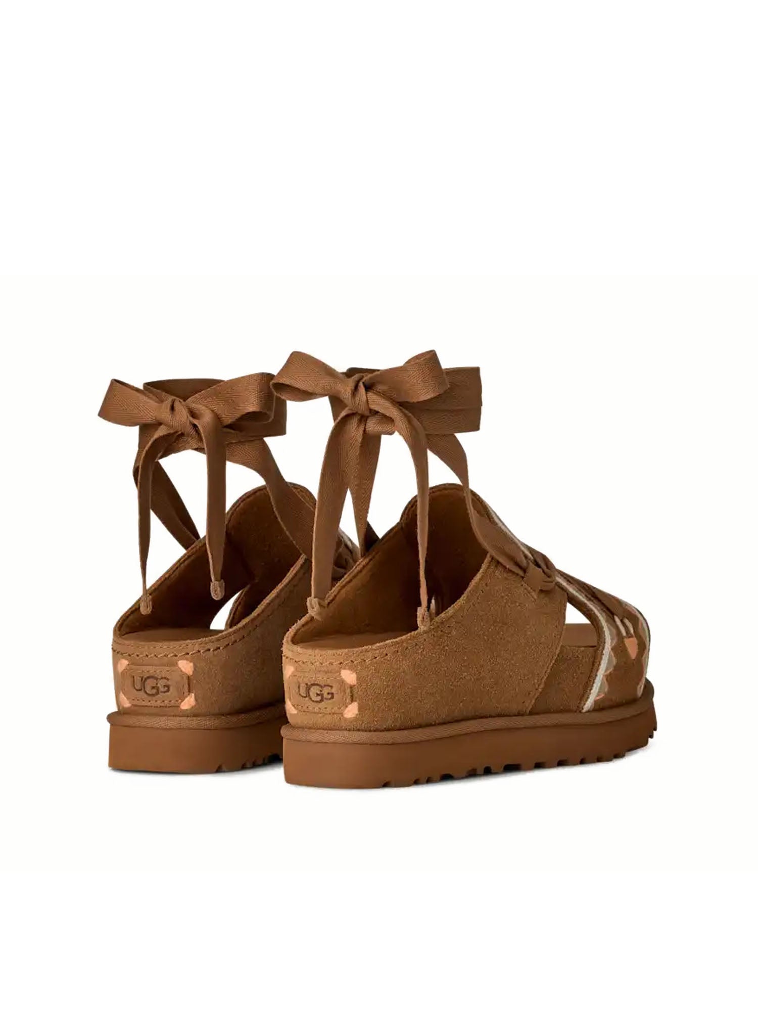 Ugg Sandali Goldenstar Hi Artistitch Marrone