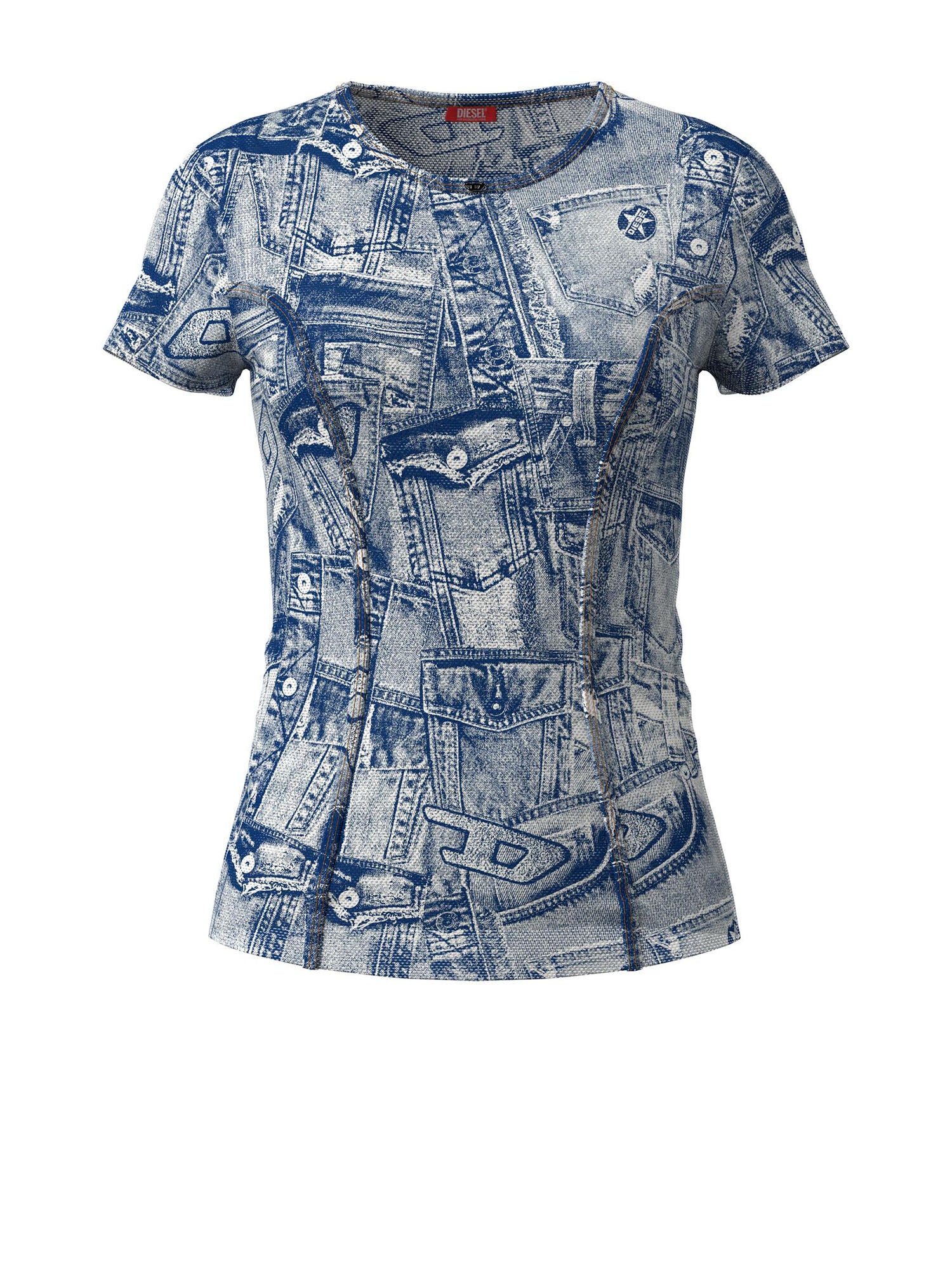 Diesel Kasia-Dnm T-shirt Diesel Blu