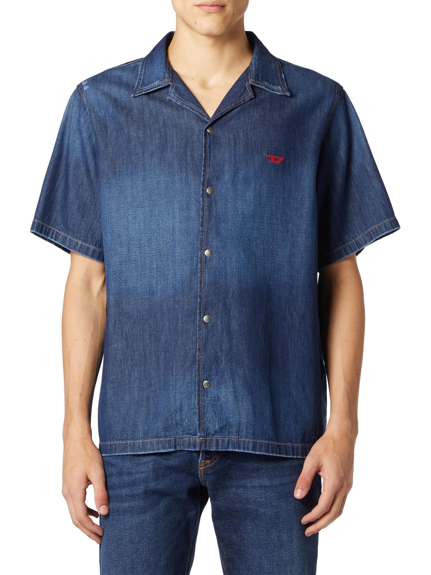Diesel Camicia 1996 D-sire Denim Blu