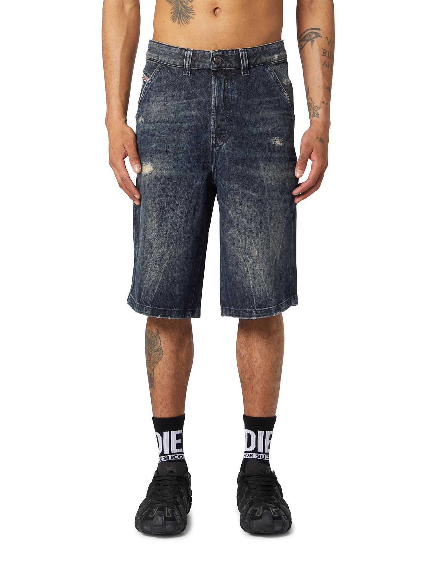 Diesel Shorts 1974 D-ELLZ Denim Blu