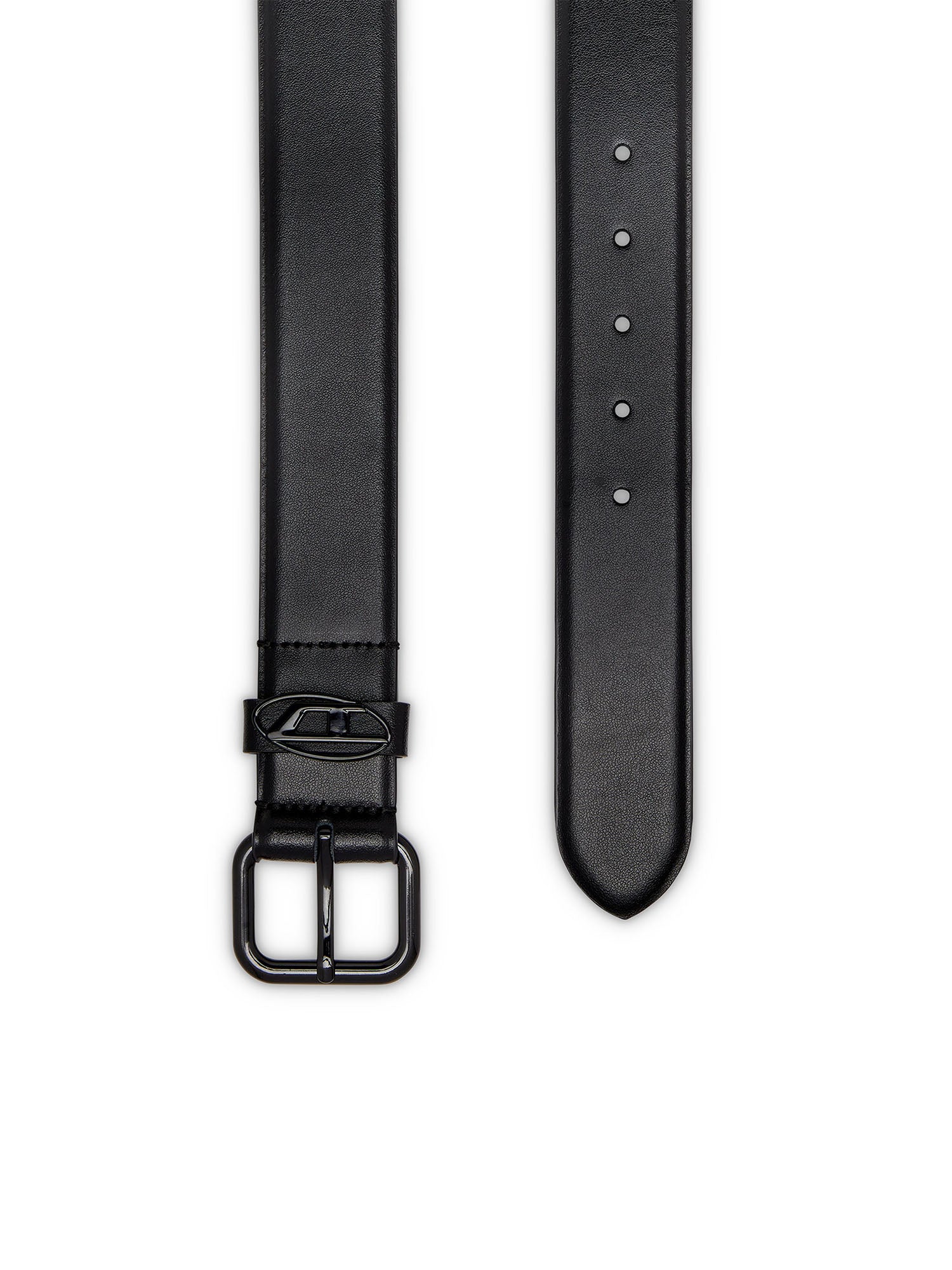 Diesel Cintura Oval D Logo B-1Dr OvalD Loop Belt Grigio