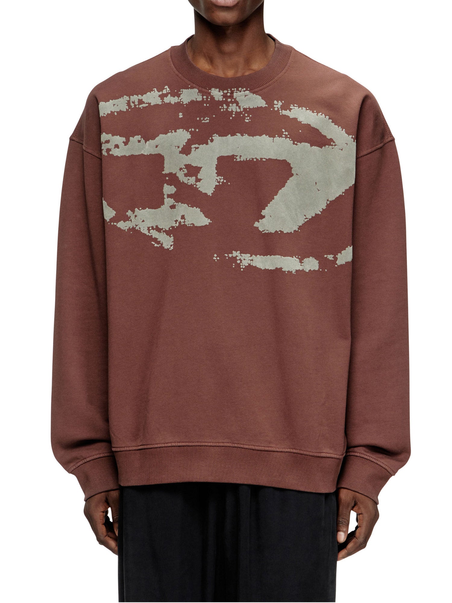 Diesel Felpa Boxt N5 Marrone