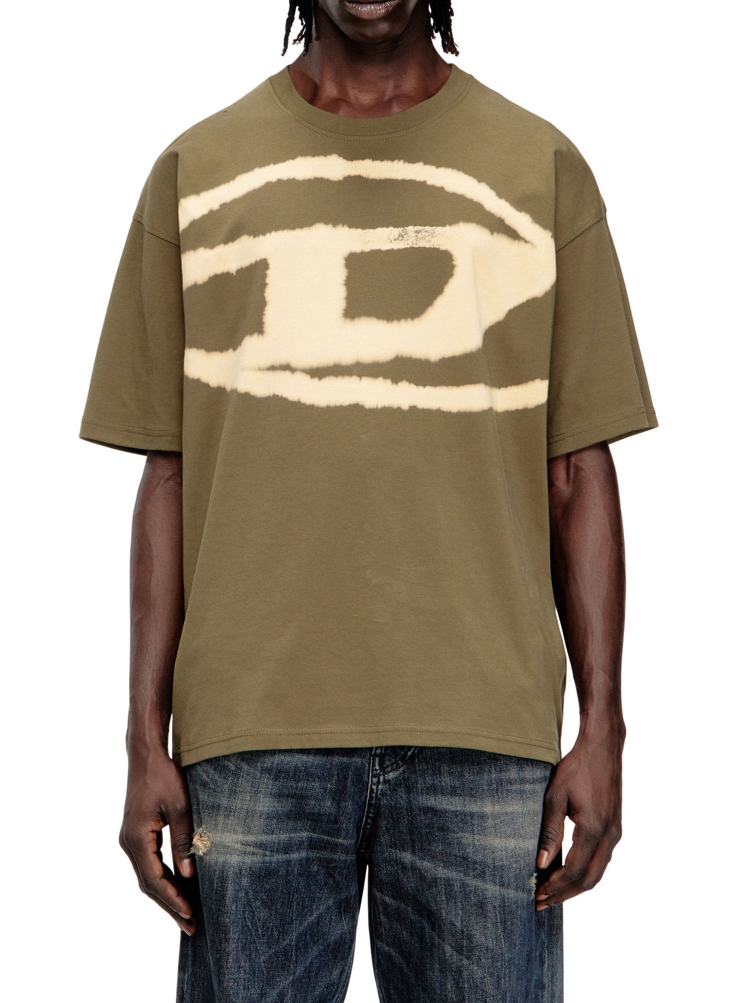 Diesel T-shirt Boxt Bleach Verde