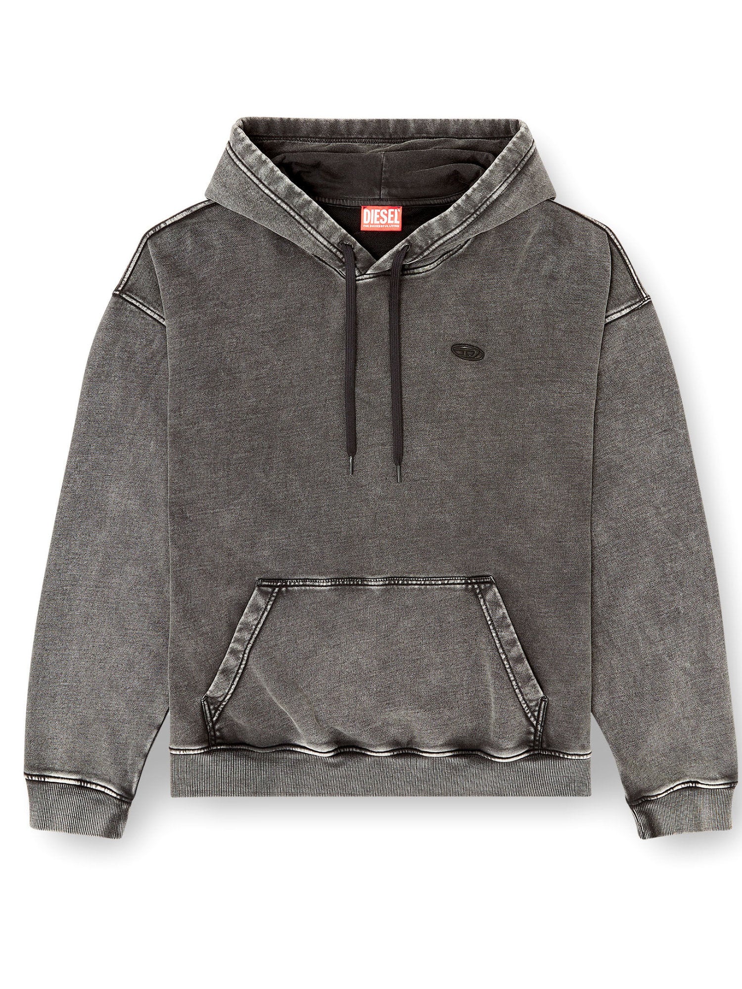 Diesel Felpa Boxt Den Nero