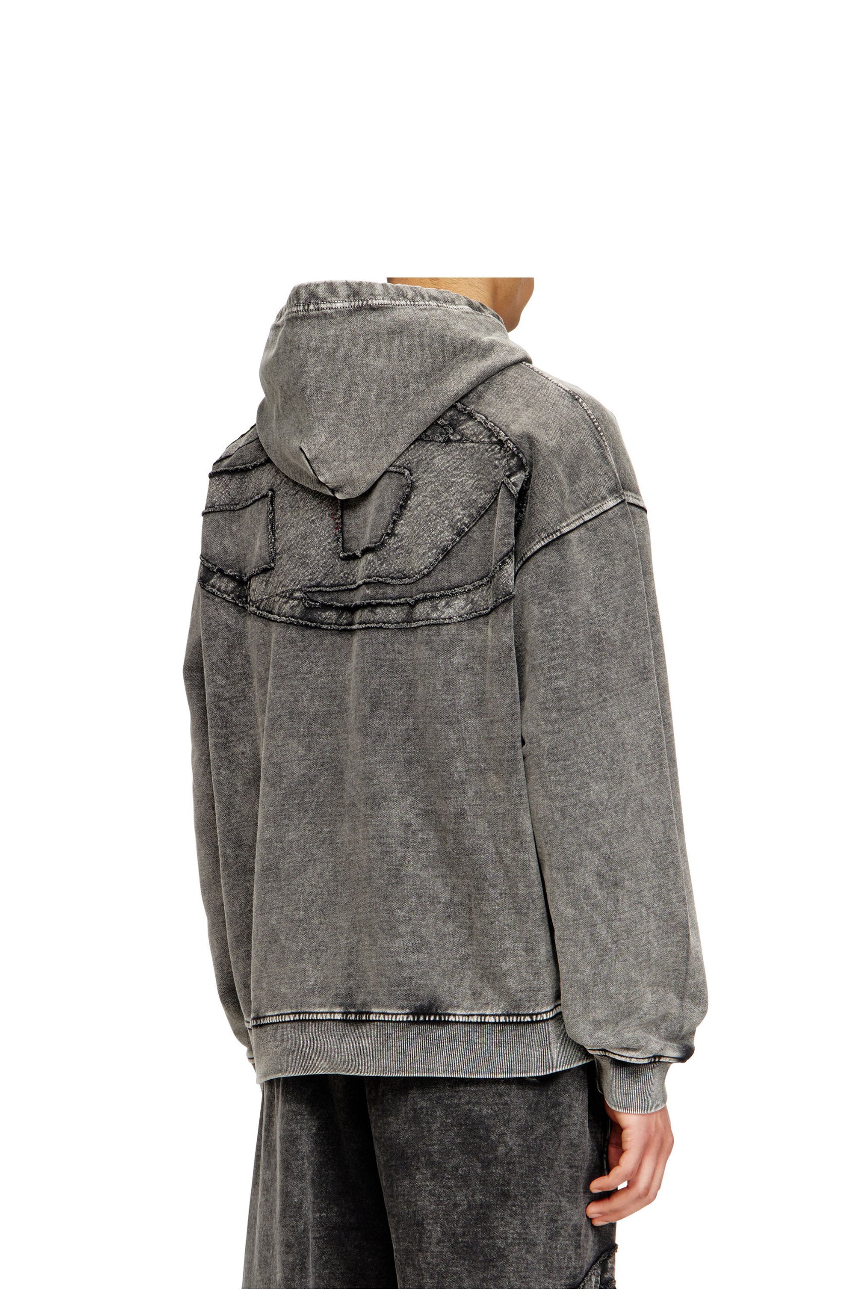 Diesel Felpa Boxt Den Nero