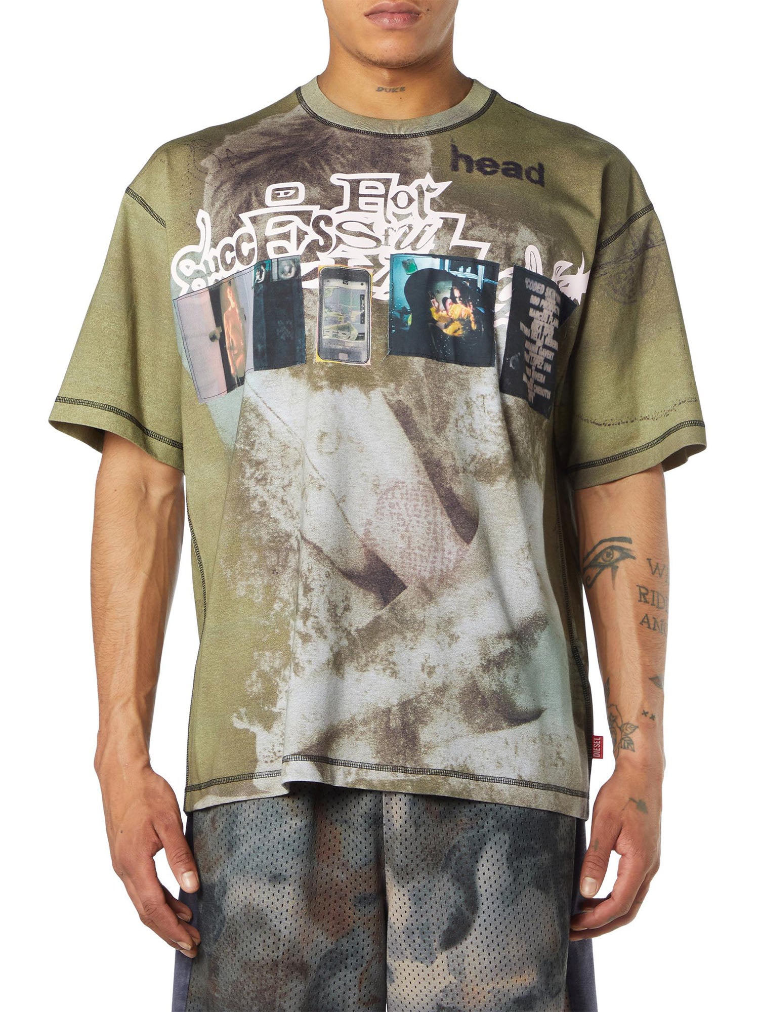 Diesel T-shirt Boxt V5 Verde