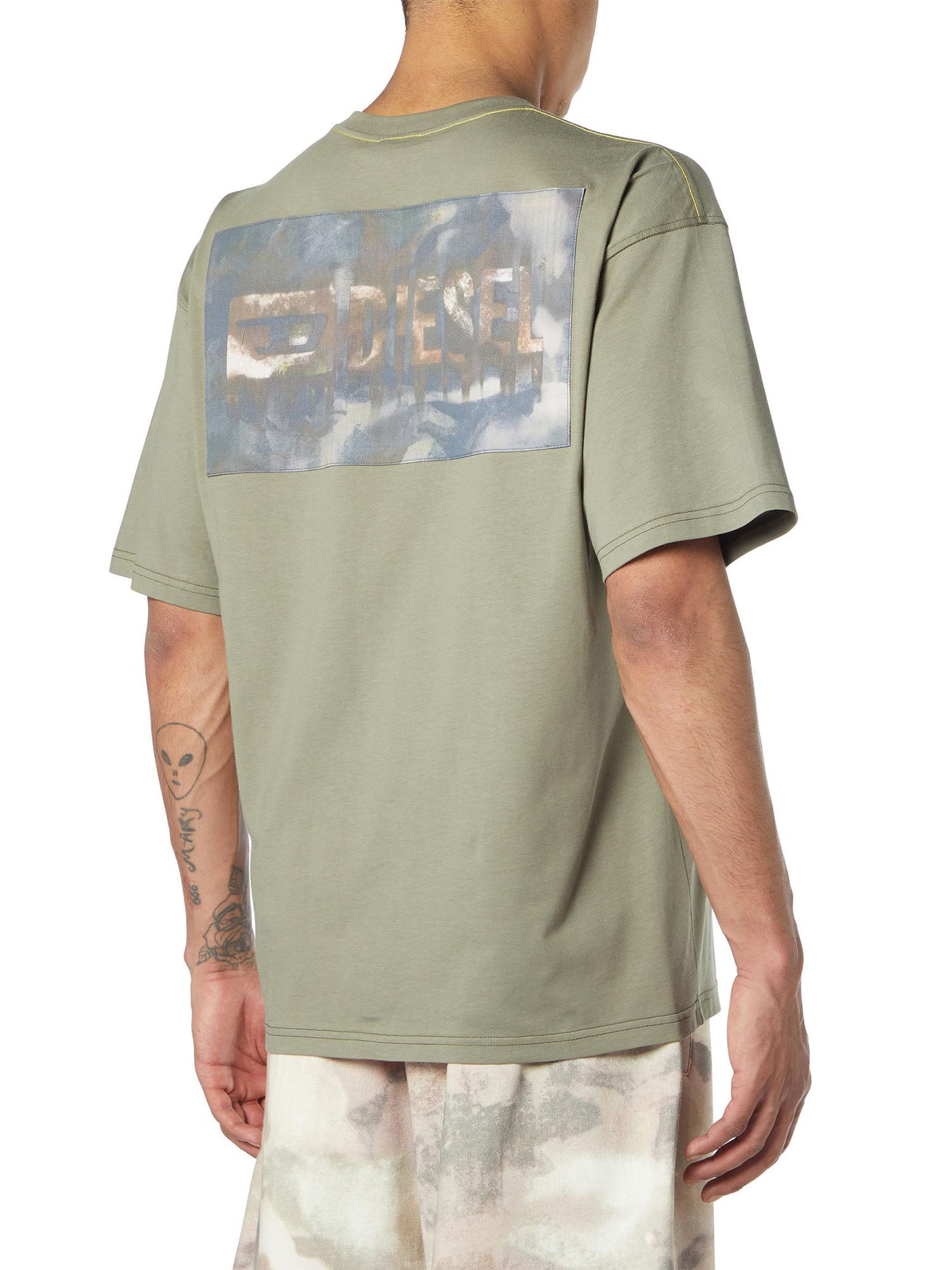 Diesel T-shirt Boxt V8 Verde