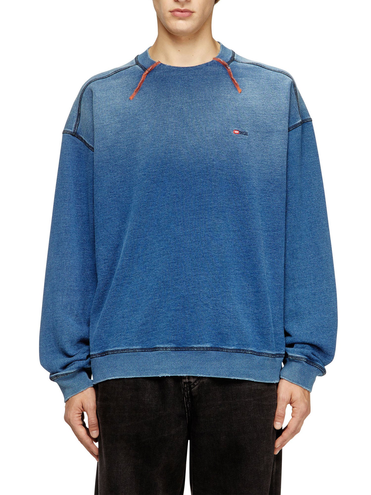 Diesel Felpa Crao Boxt Blu