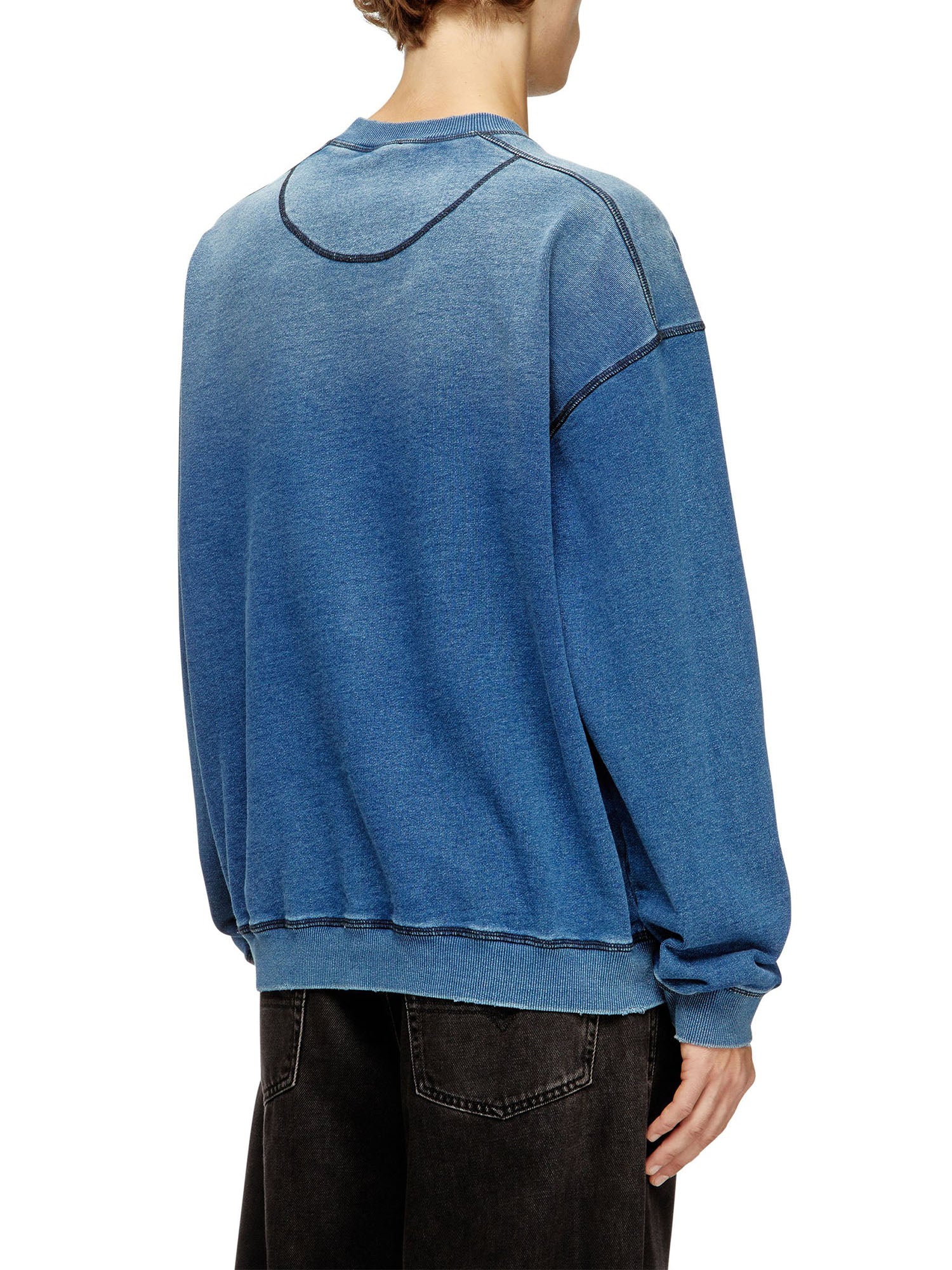 Diesel Felpa Crao Boxt Blu