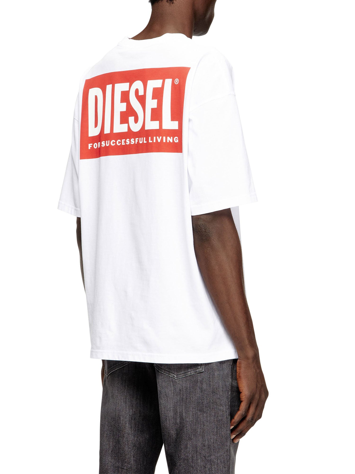 Diesel T-shirt Boxt Bisk Bianco