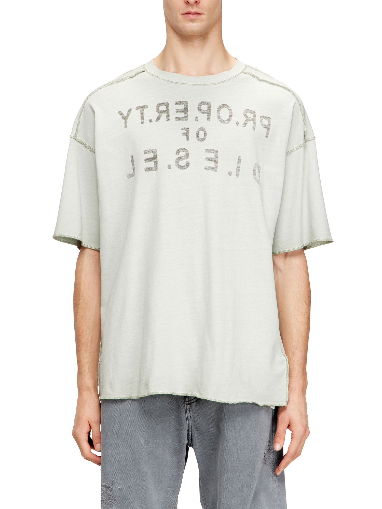 Diesel T-shirt Look Grigio