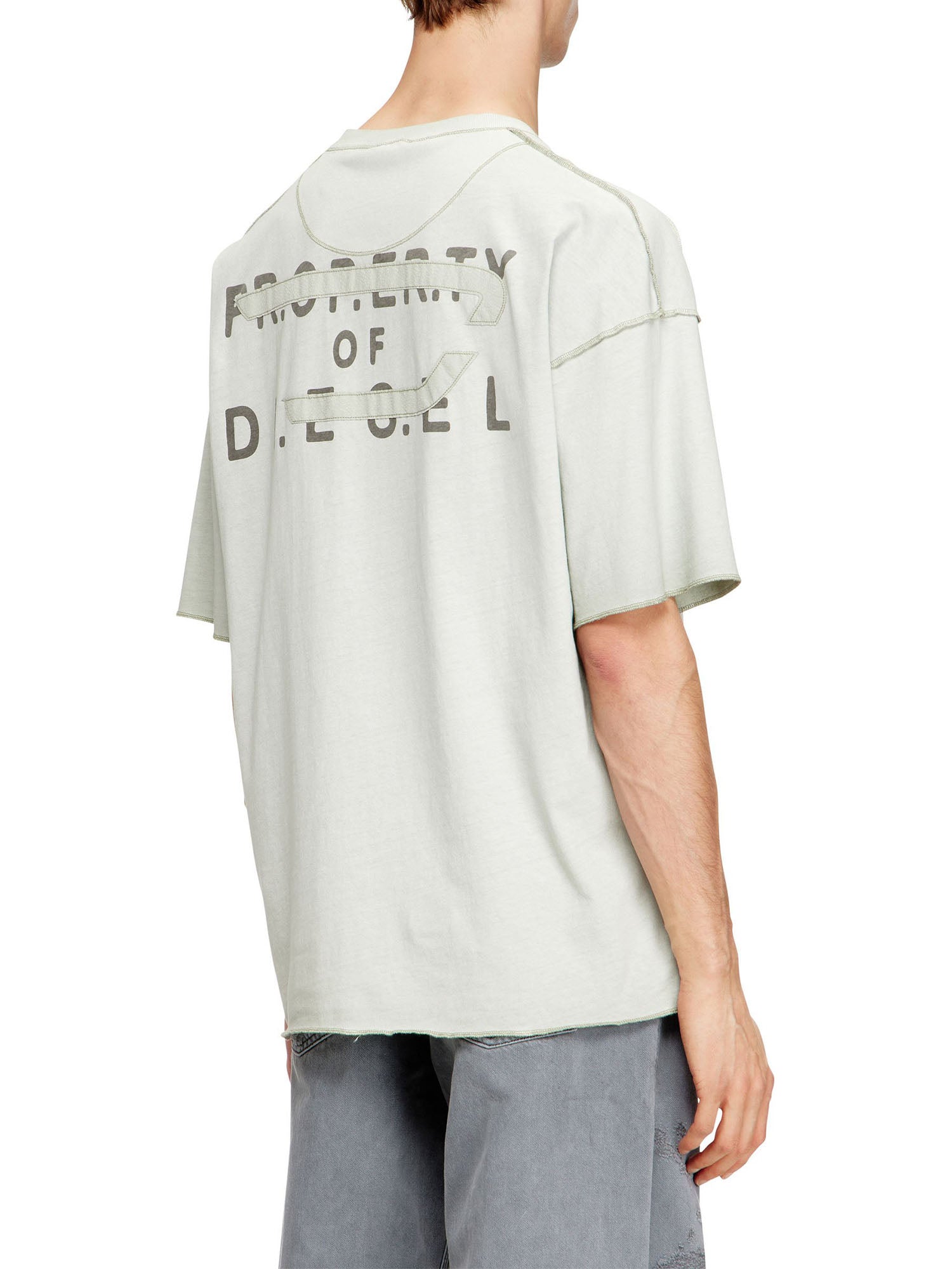 Diesel T-shirt Look Grigio