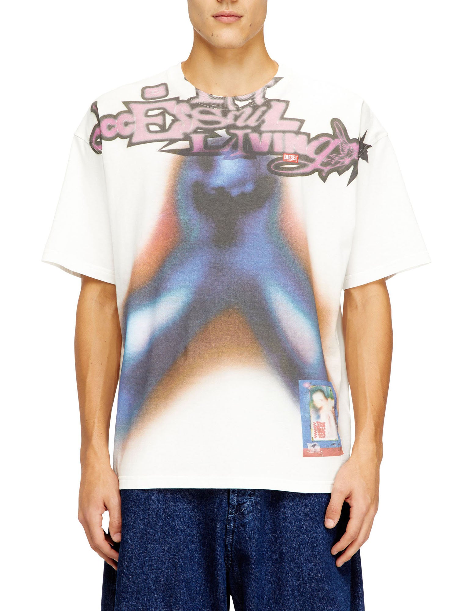 Diesel T-shirt Boxt V13 Bianco