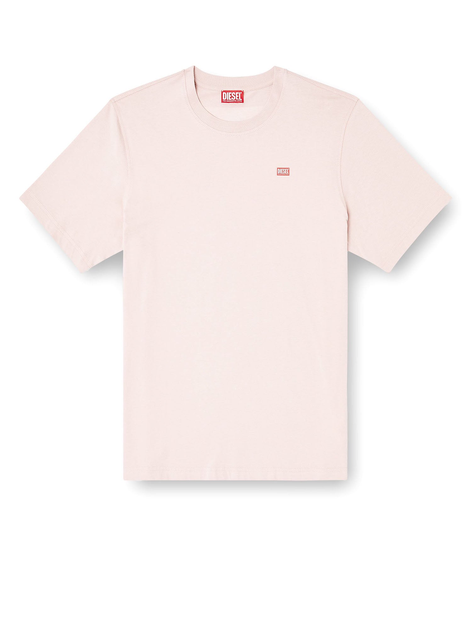 Diesel T-shirt regular con patch Diesel e stampa fotografica Rosa