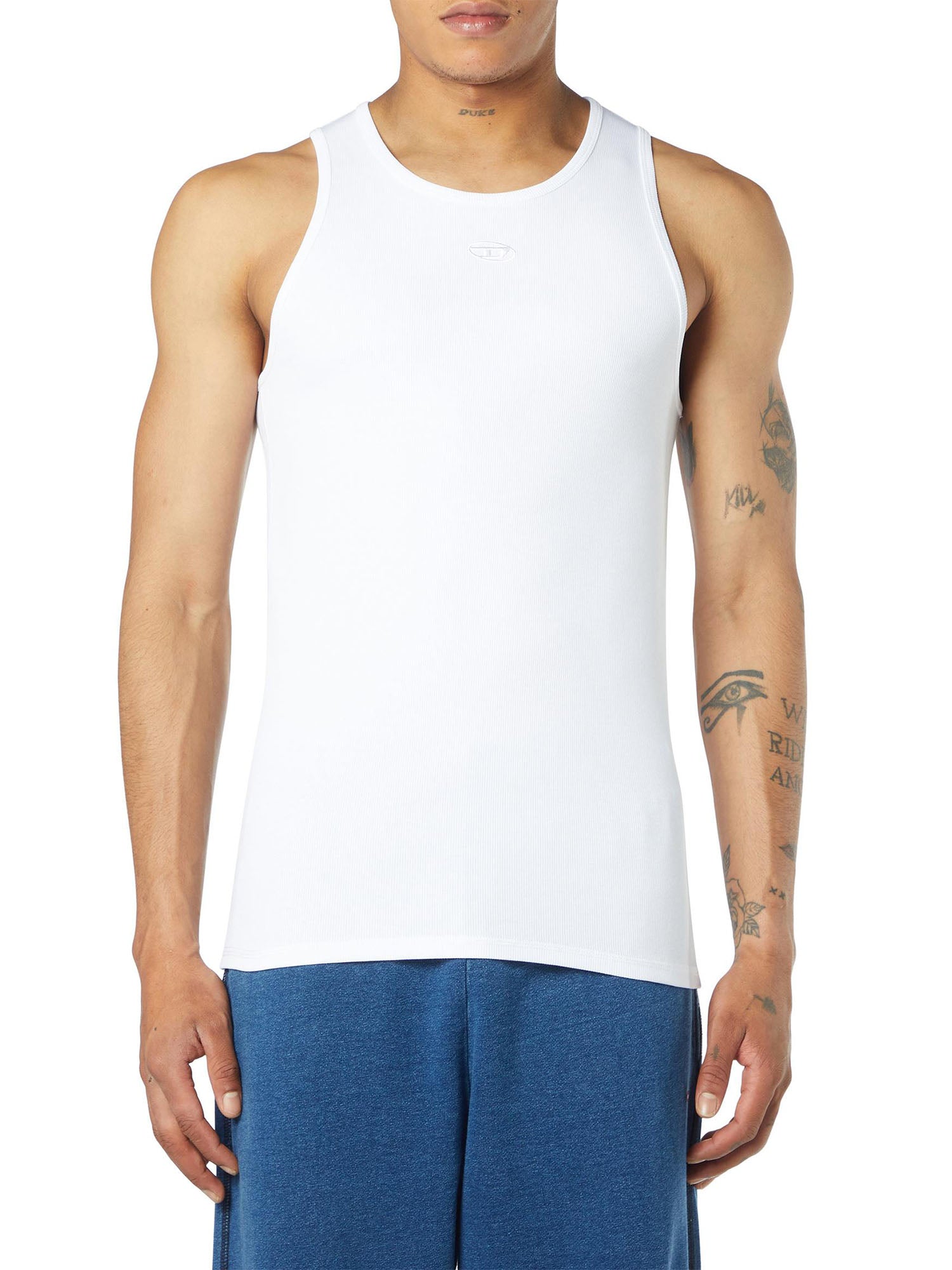 Diesel Canotta Tarm Lkds Bianco