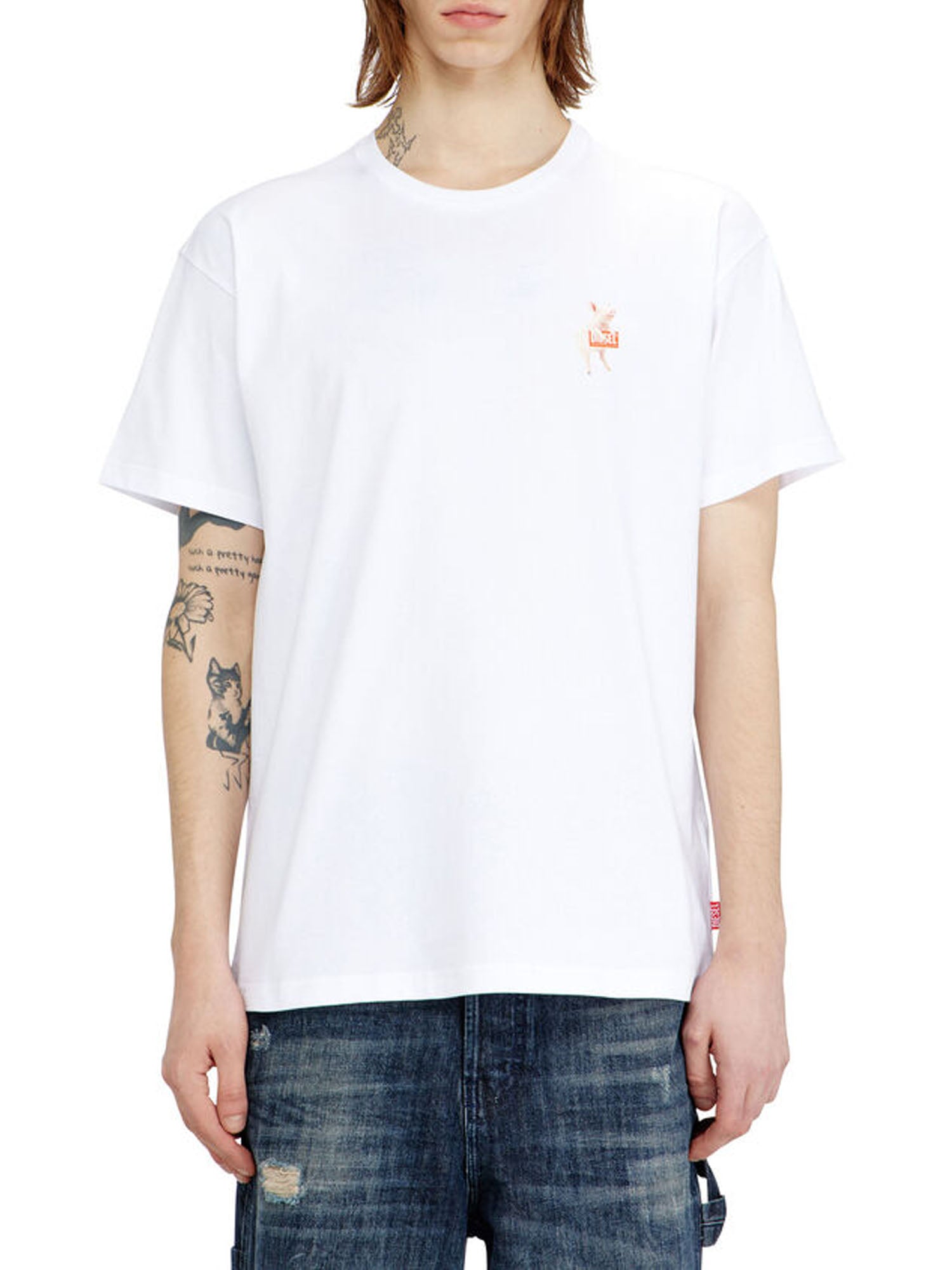Diesel T-shirt T-Norm V4 Bianco
