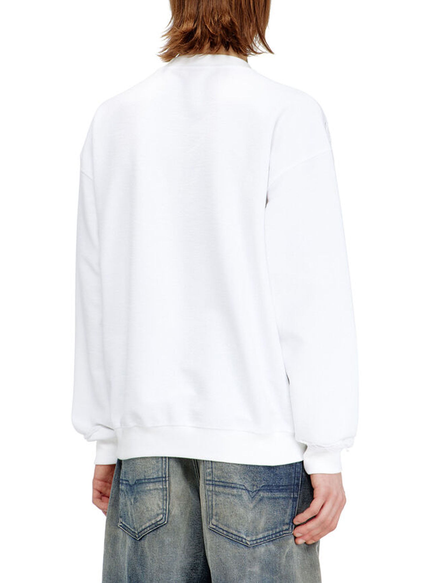 Diesel Felpa s-boxt-v1 Bianco