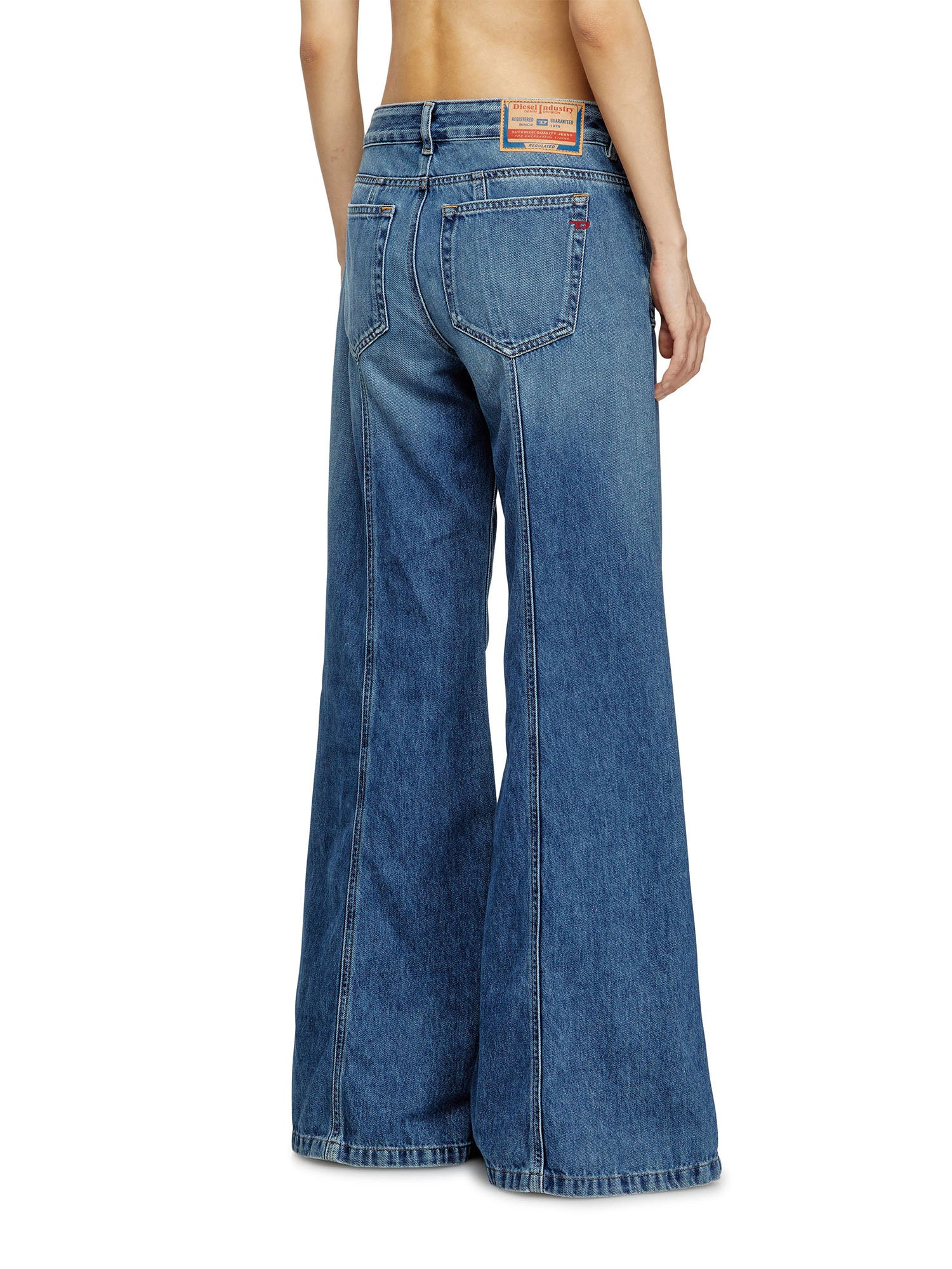 Diesel Jeans Flare D-akii Blu