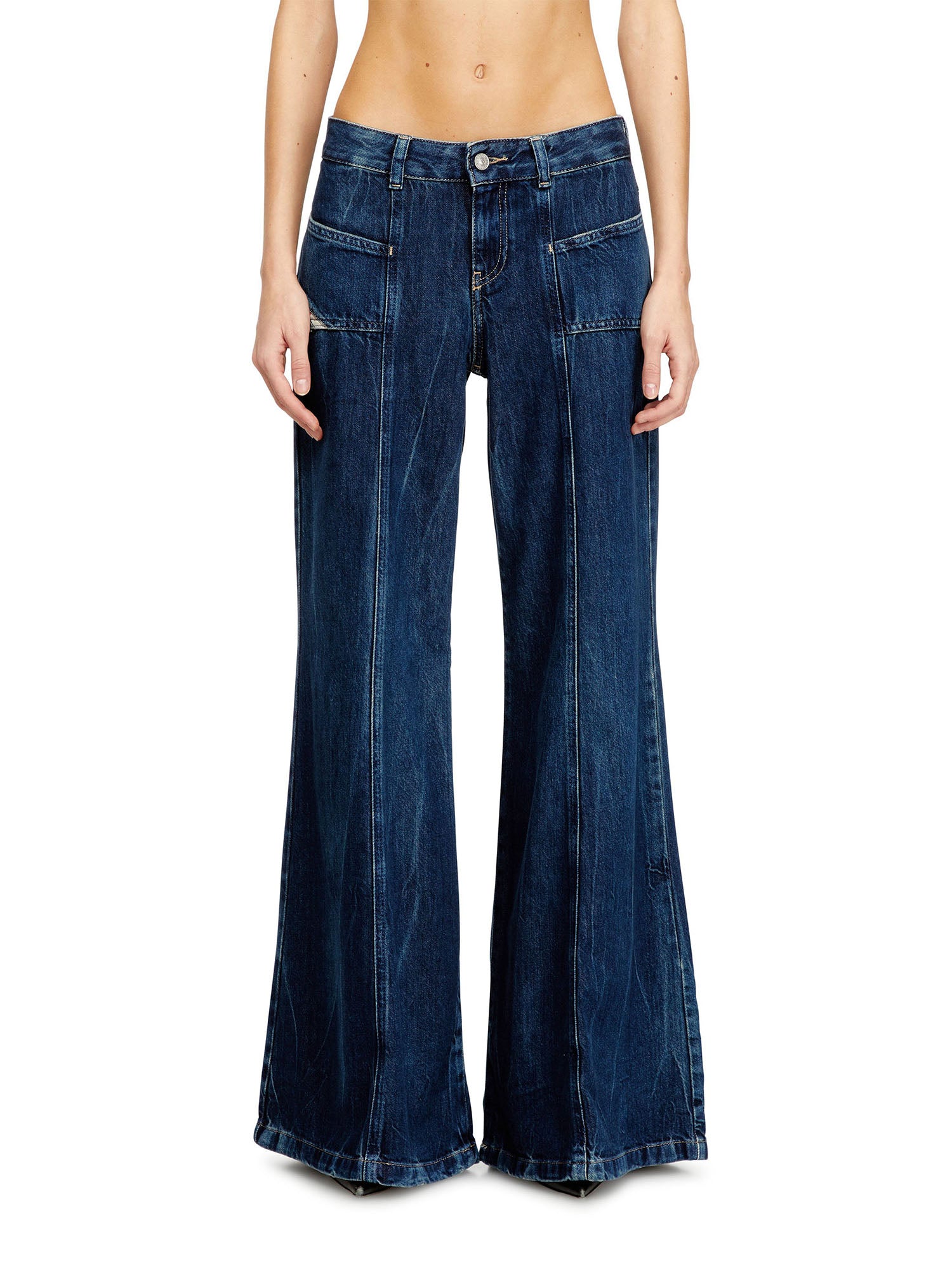 Diesel Jeans Flare D-akii Blu