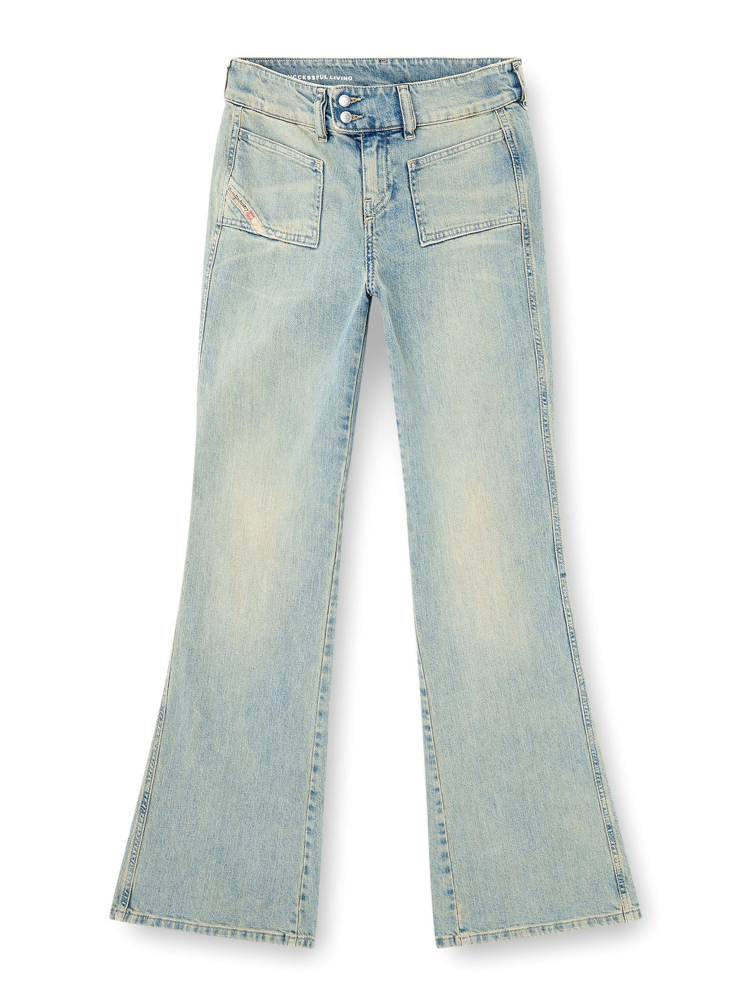 Diesel Bootcut jeans d-hush Blu