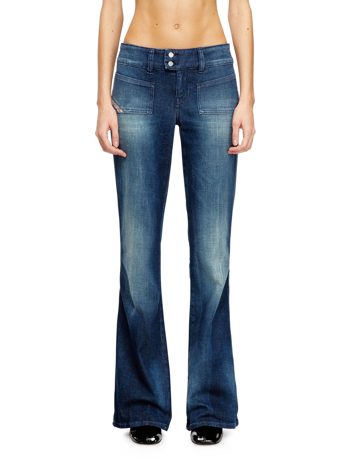 Diesel Bootcut jeans d-hush Blu
