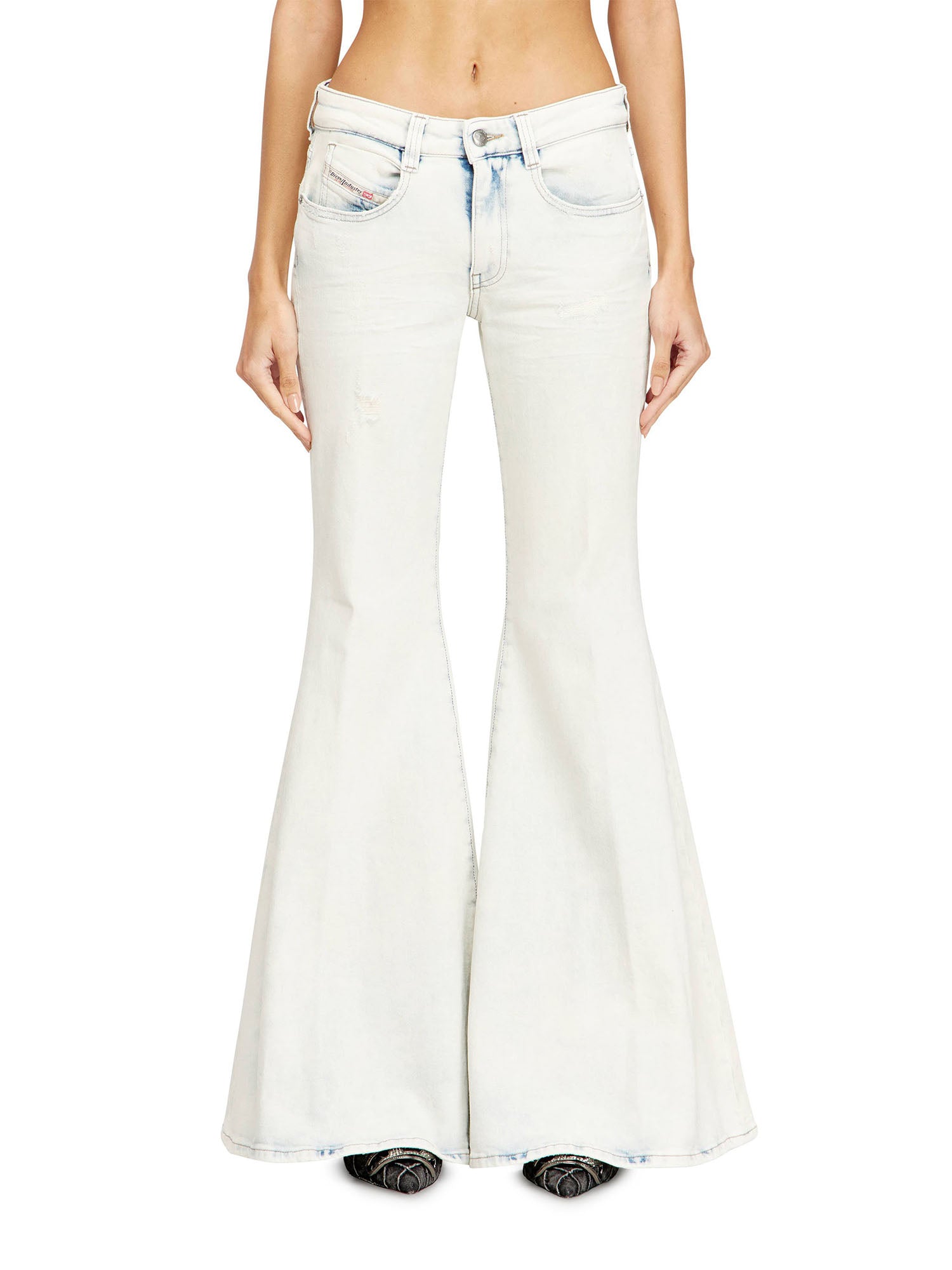 Diesel Flare jeans 1970 d-bleess 0adbs Blu