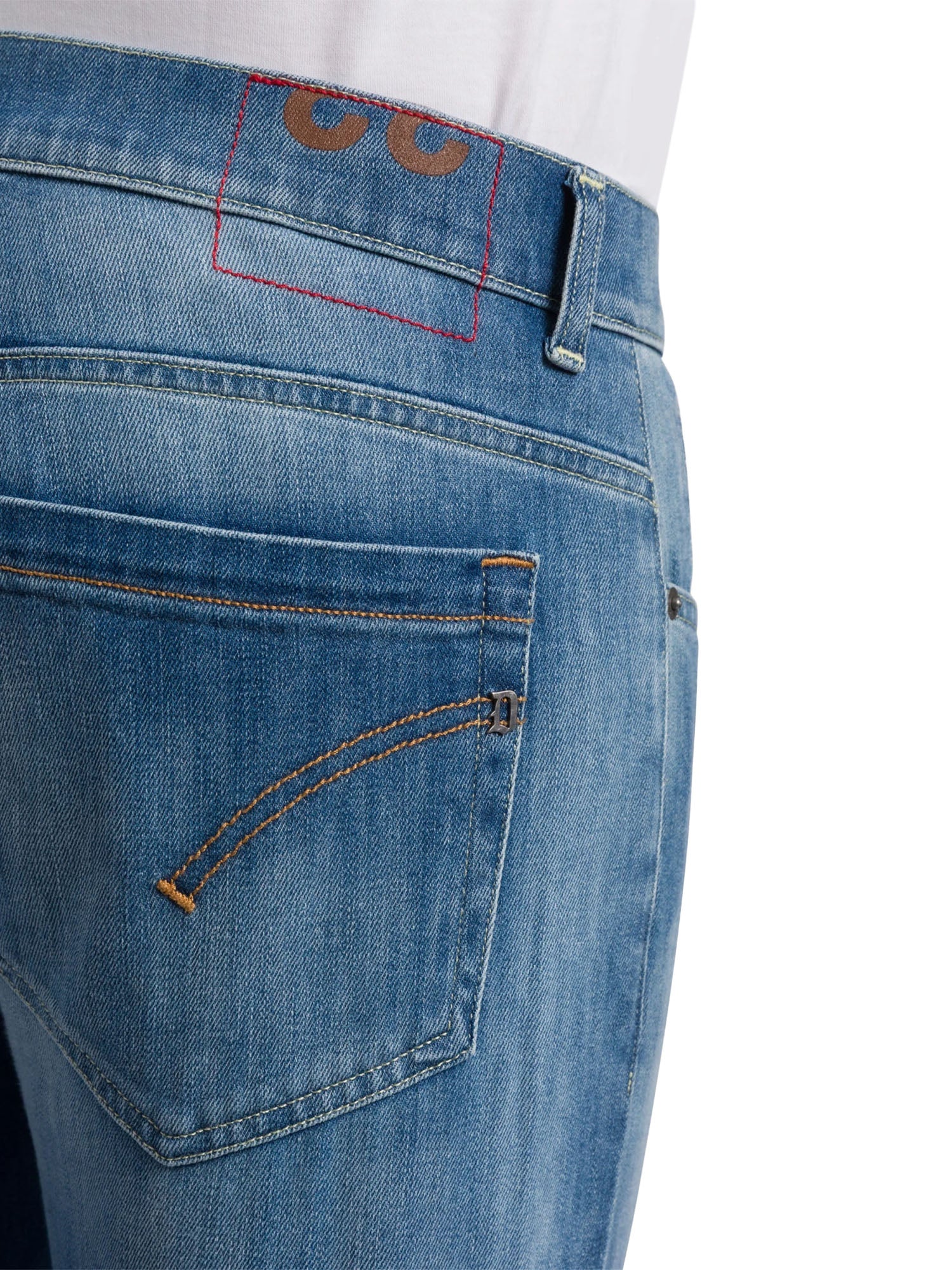 Dondup Jeans George skinny in denim stretch Blu