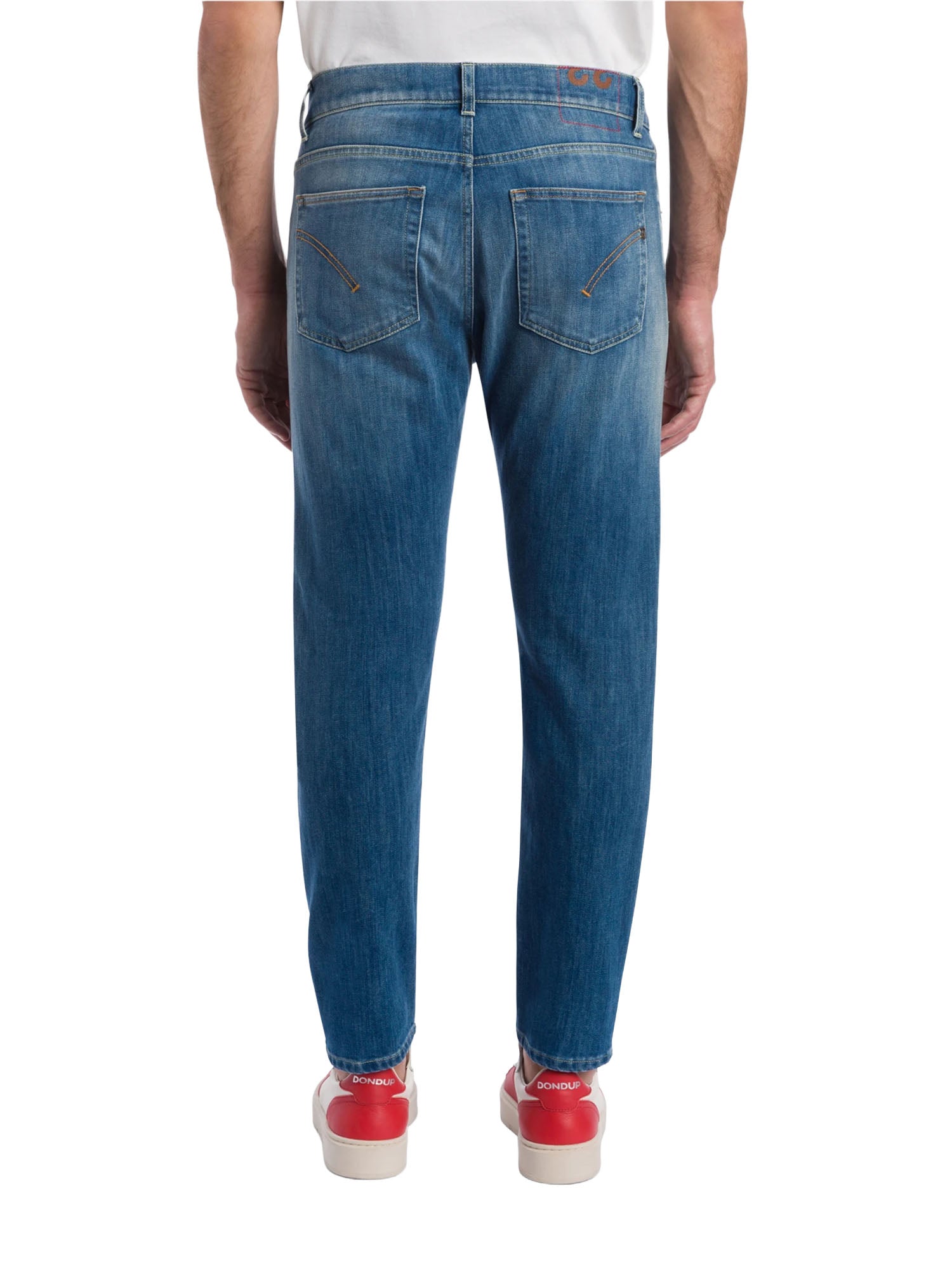 Dondup Jeans Dian carrot in denim stretch Blu