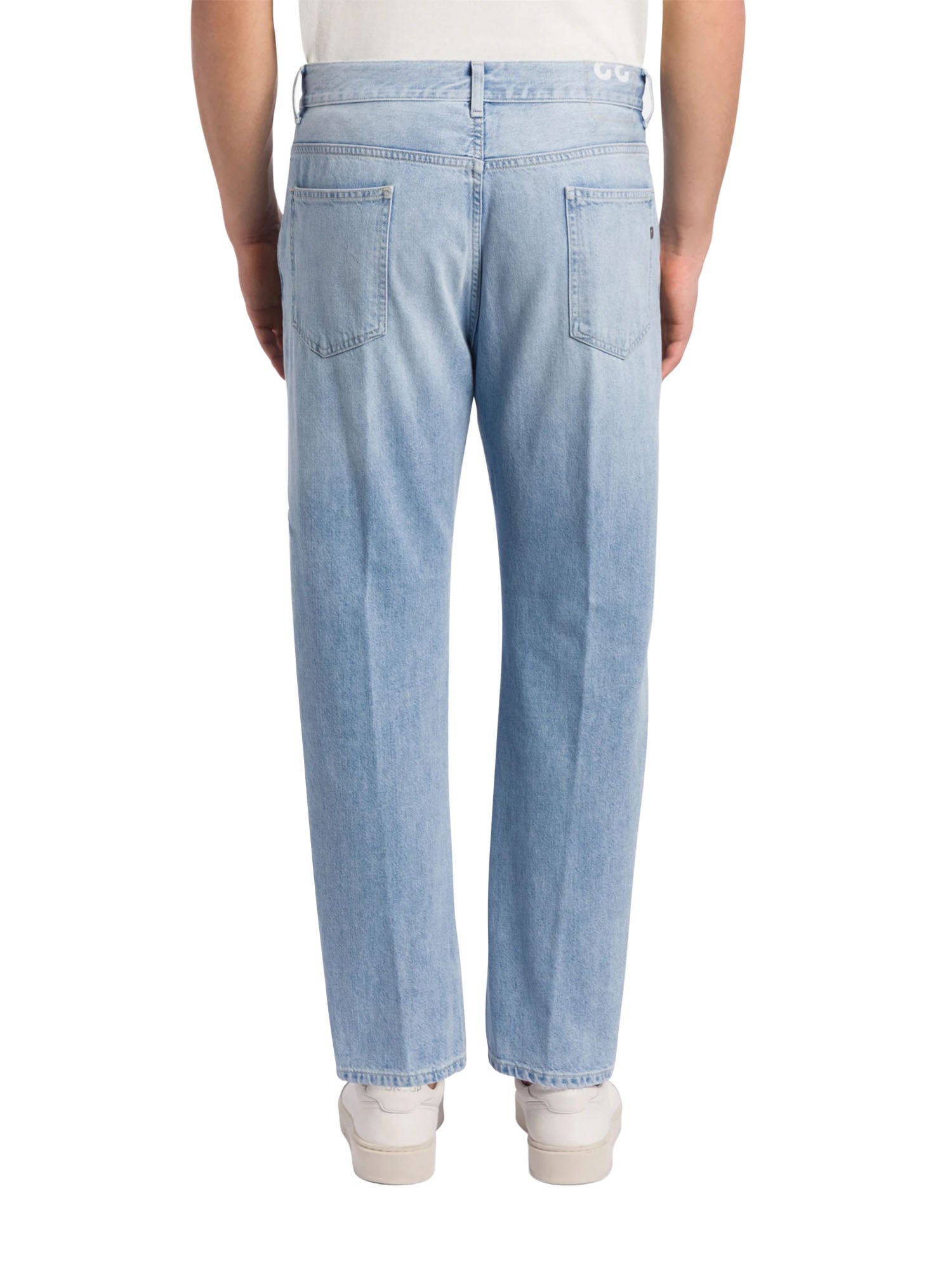 Dondup Jeans David tapered in denim fisso Blu