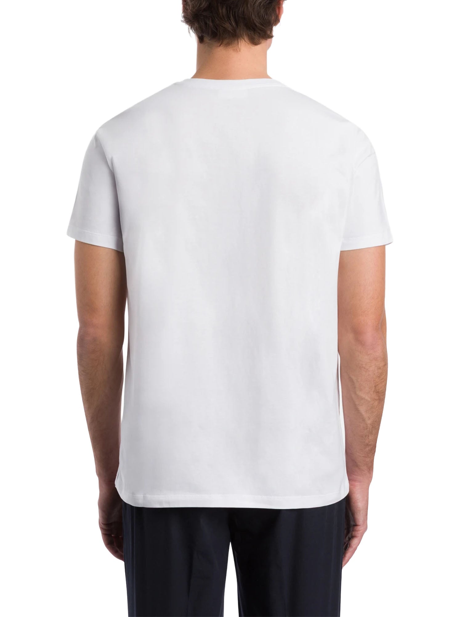Dondup T-shirt girocollo regular in jersey Bianco