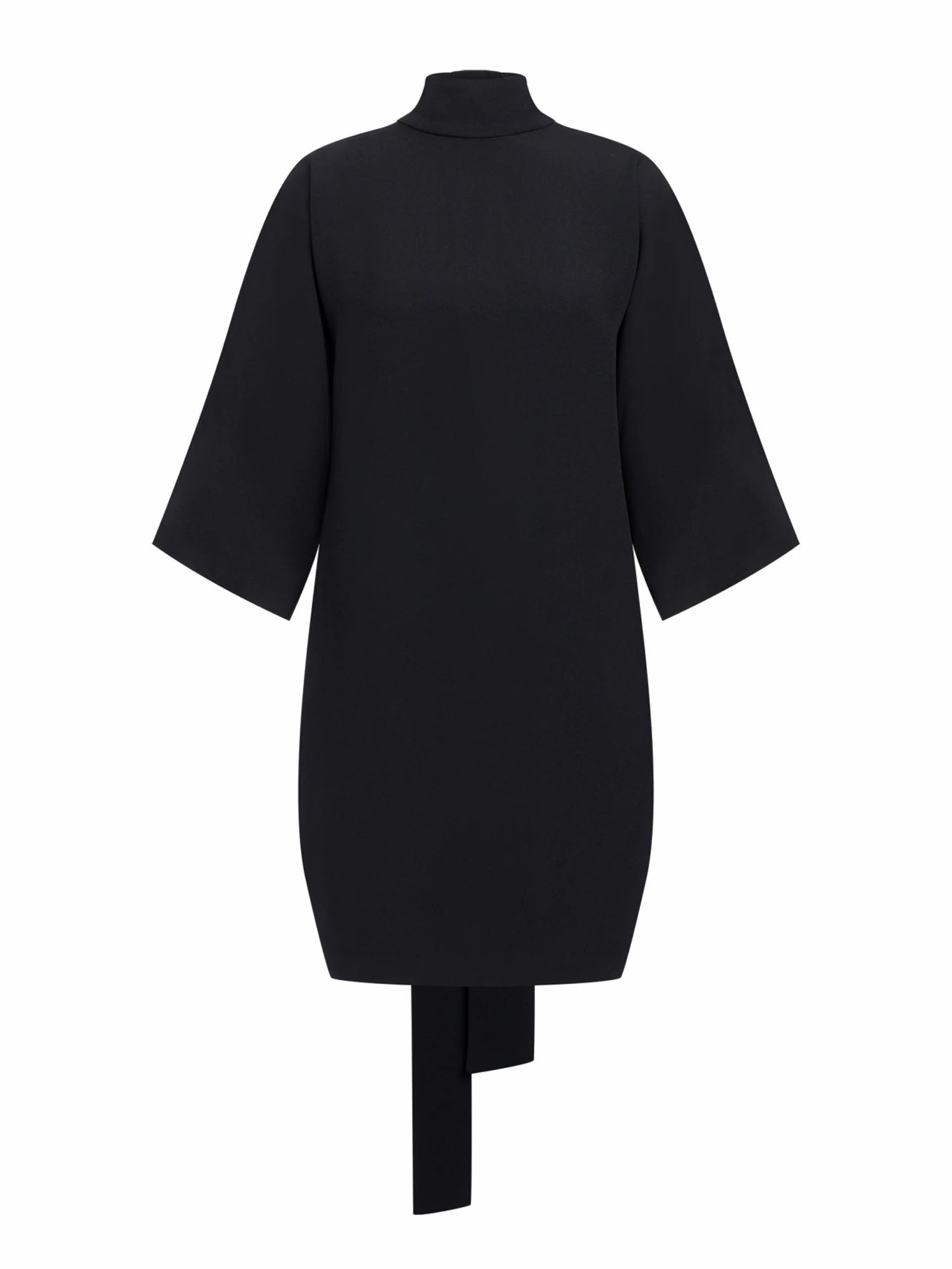 Dondup Abito corto in crêpe Nero