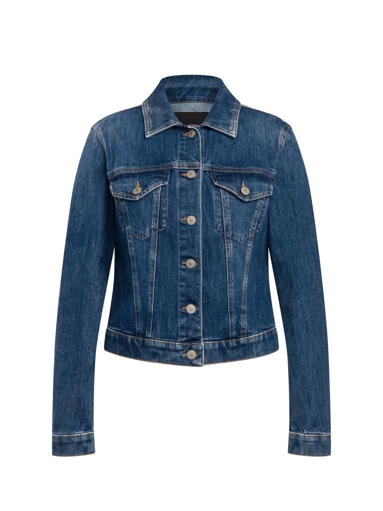 Dondup Giubbino slim in denim stretch Blu