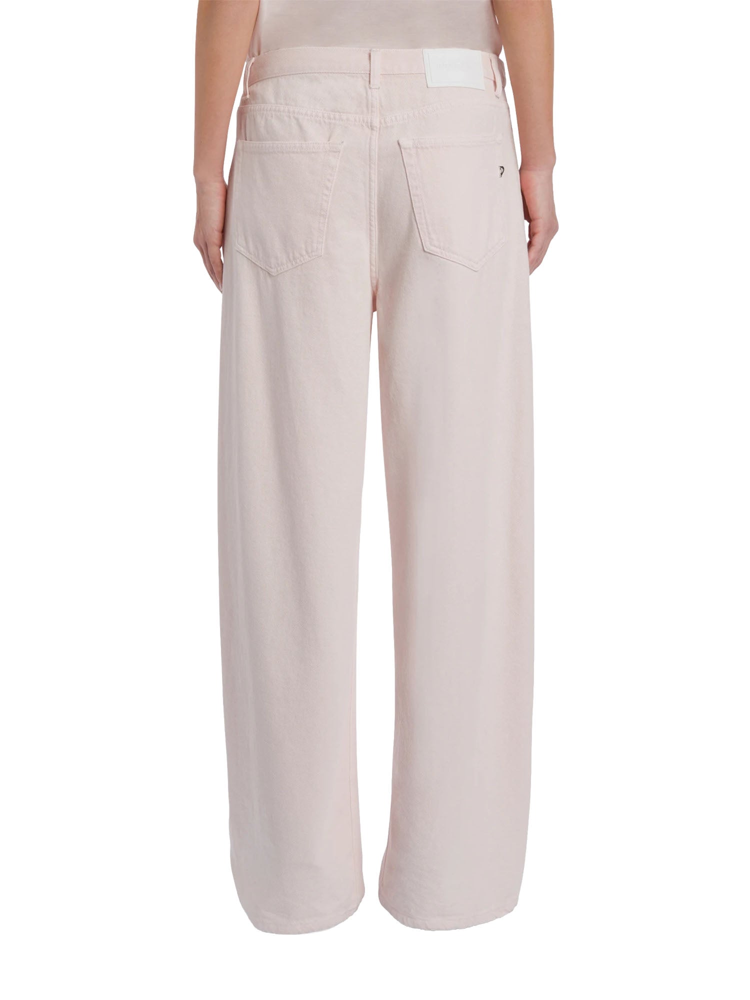 Dondup Jeans Dakota loose in bull fisso Rosa