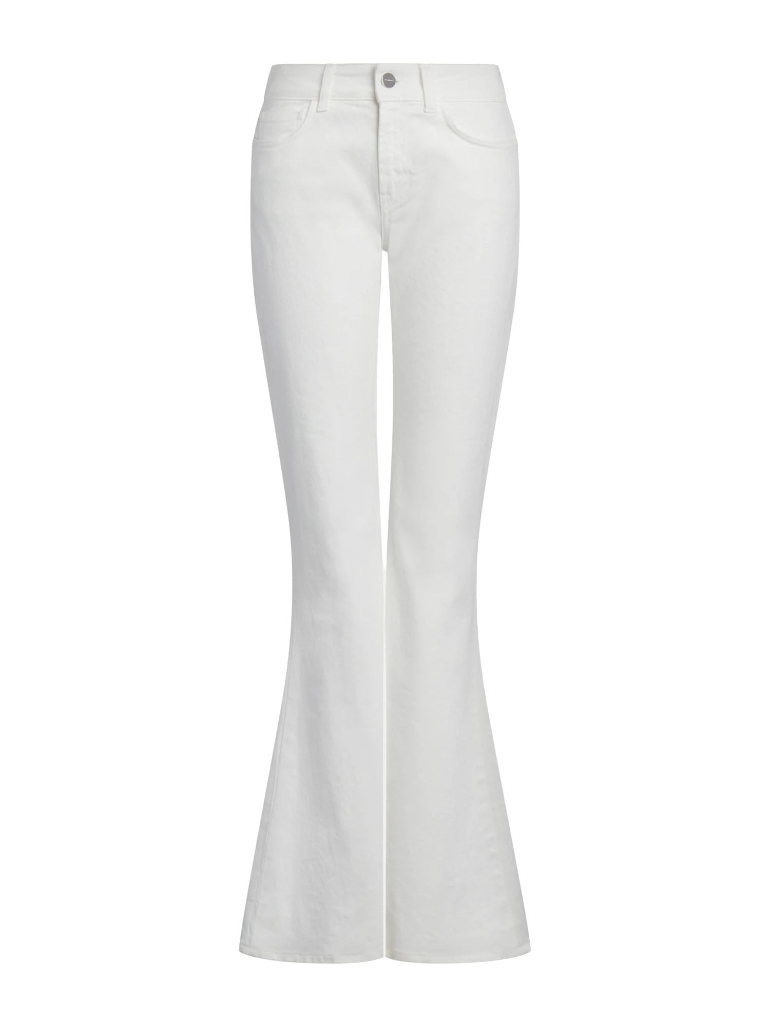 Dondup Jeans Karen super skinny bootcut in bull stretch Bianco