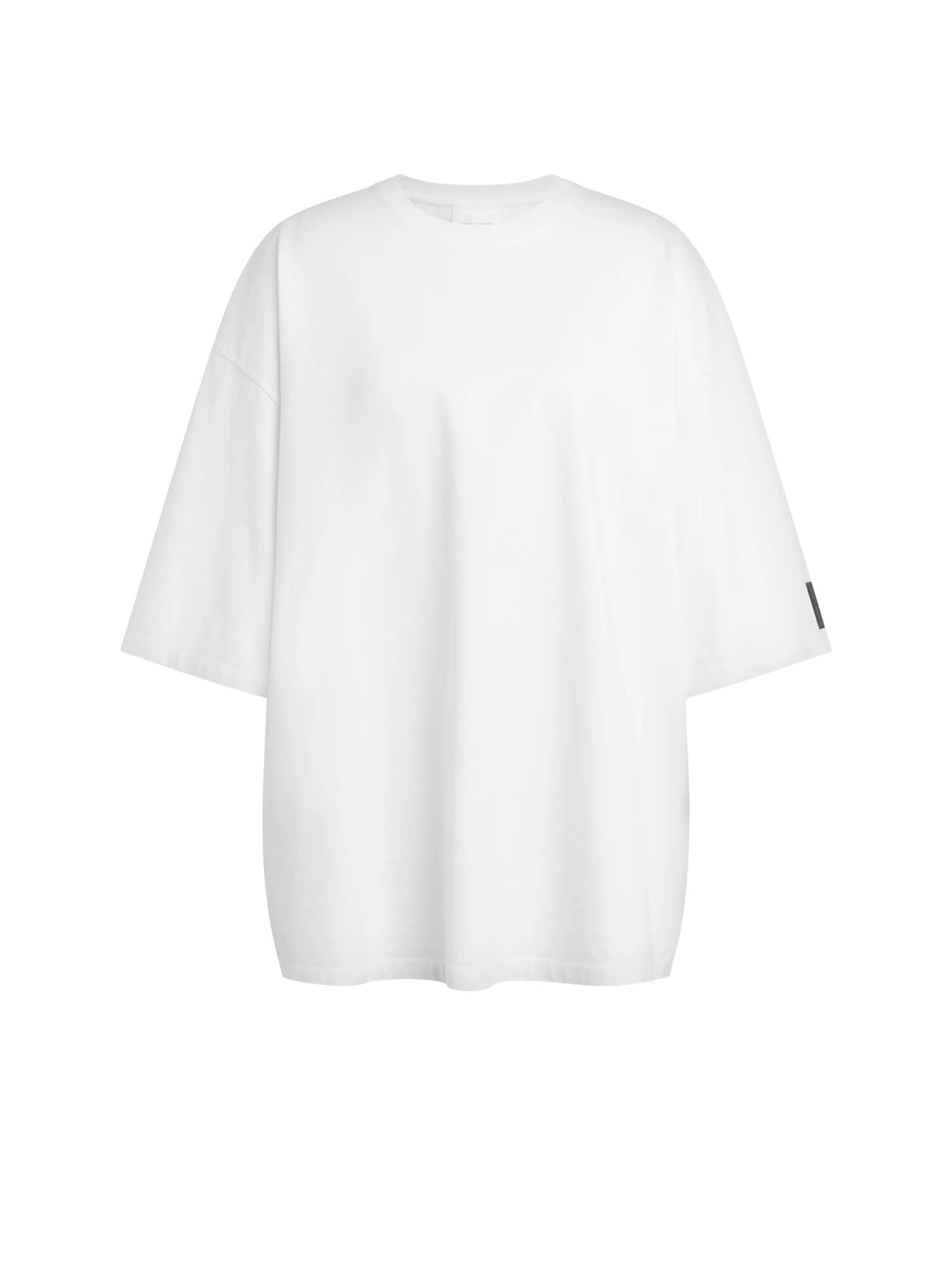 Dondup T-shirt girocollo over in Jersone Bianco