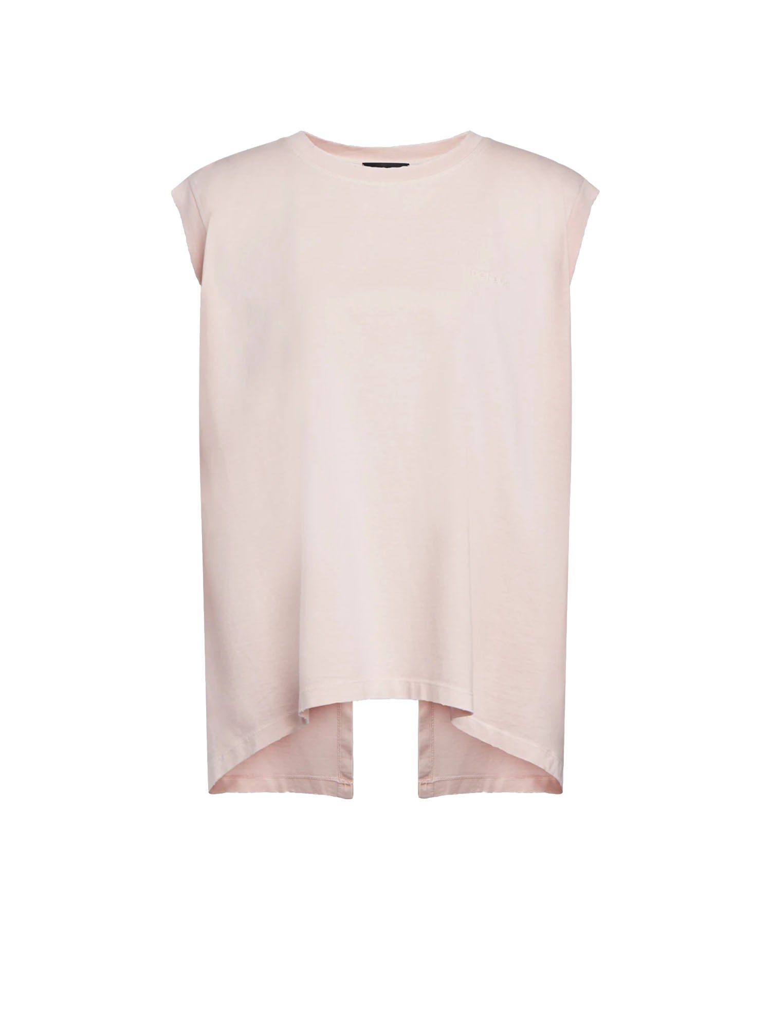 Dondup T-shirt girocollo regular in jersey Rosa