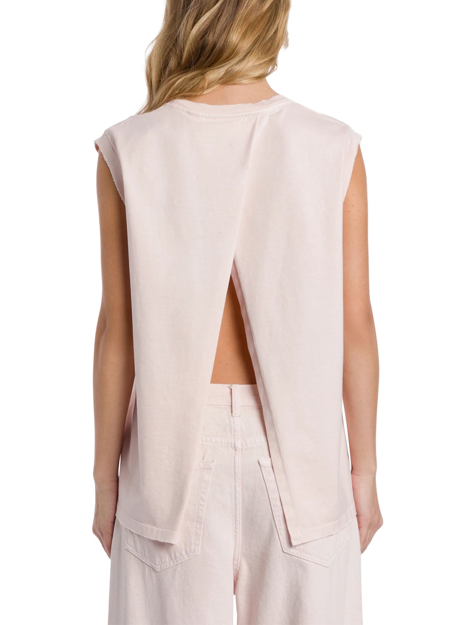 Dondup T-shirt girocollo regular in jersey Rosa