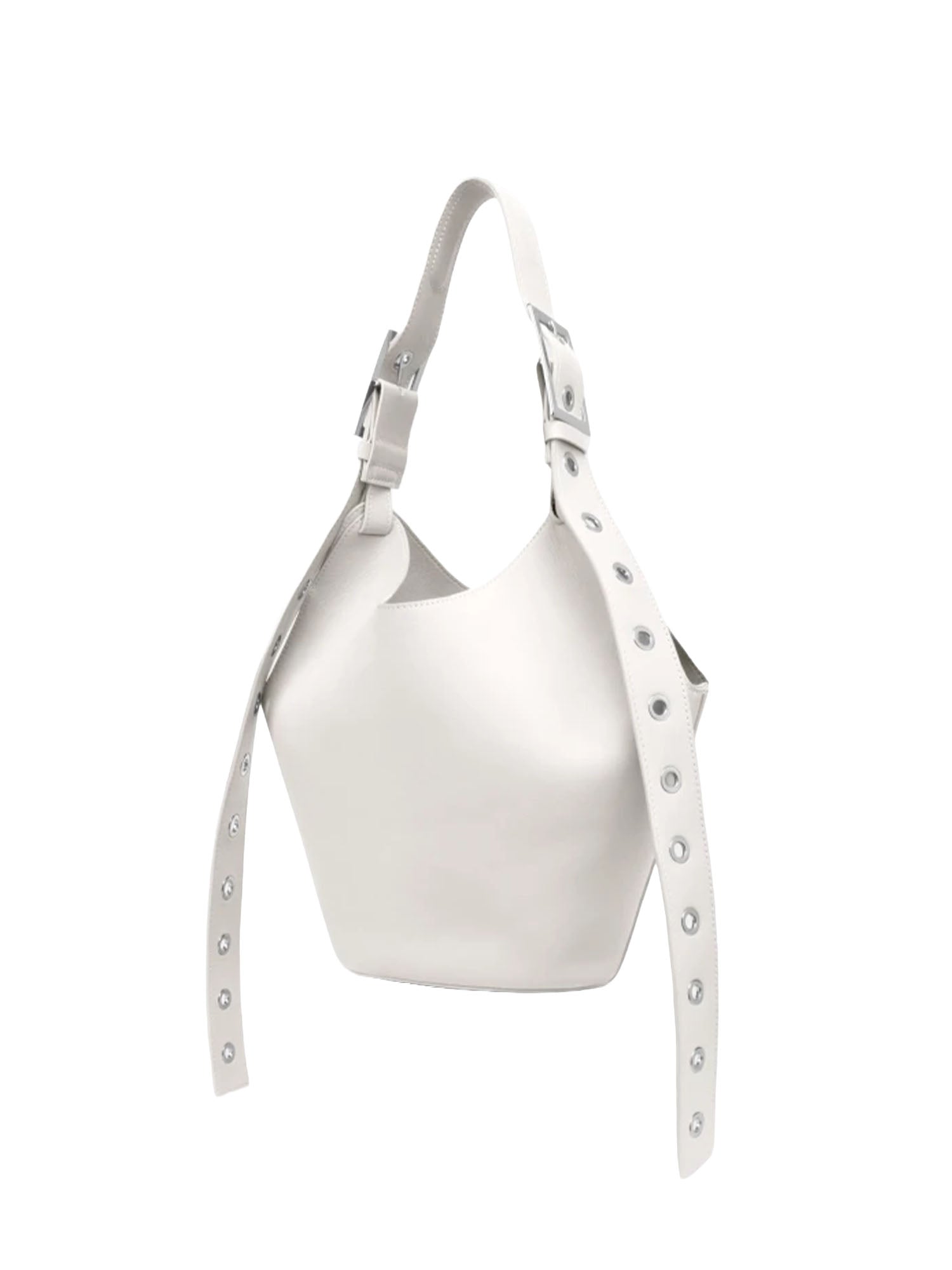 Dondup Small Hobo Bianco