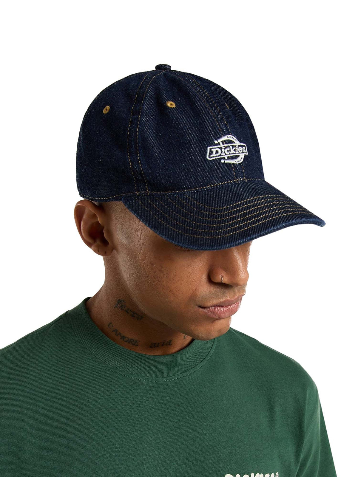 Dickies Cappellino da baseball in jeans Blu